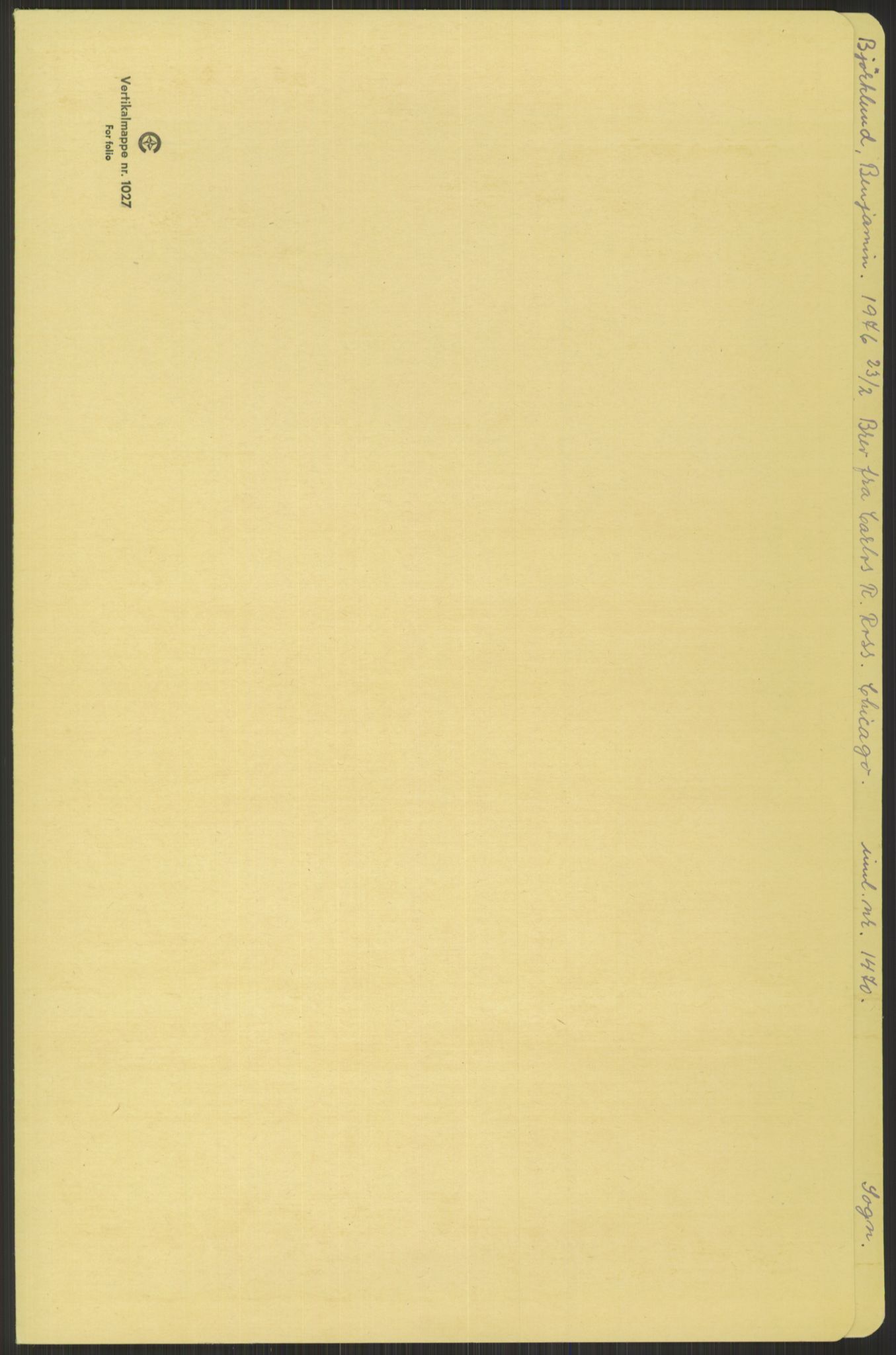 Samlinger til kildeutgivelse, Amerikabrevene, AV/RA-EA-4057/F/L0033: Innlån fra Sogn og Fjordane. Innlån fra Møre og Romsdal, 1838-1914, p. 1