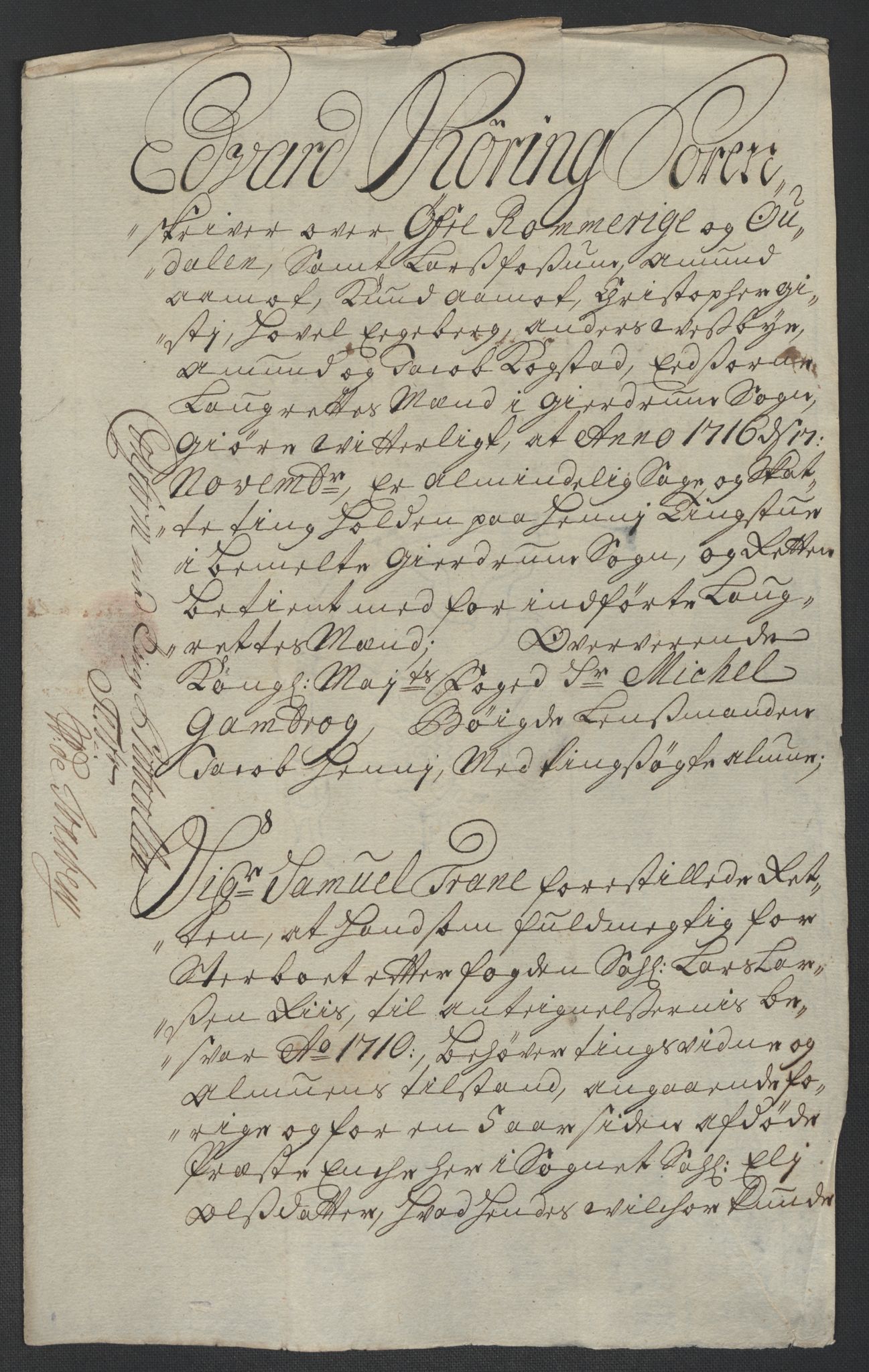 Rentekammeret inntil 1814, Reviderte regnskaper, Fogderegnskap, AV/RA-EA-4092/R12/L0720: Fogderegnskap Øvre Romerike, 1710-1711, p. 246