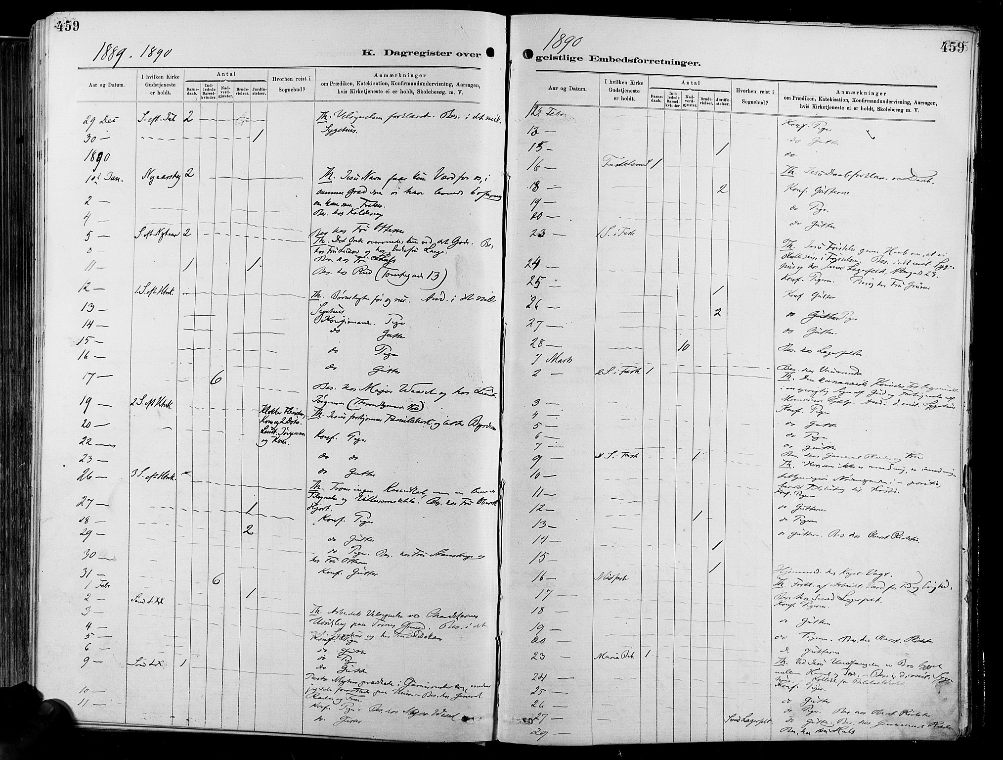 Garnisonsmenigheten Kirkebøker, AV/SAO-A-10846/F/Fa/L0012: Parish register (official) no. 12, 1880-1893, p. 459