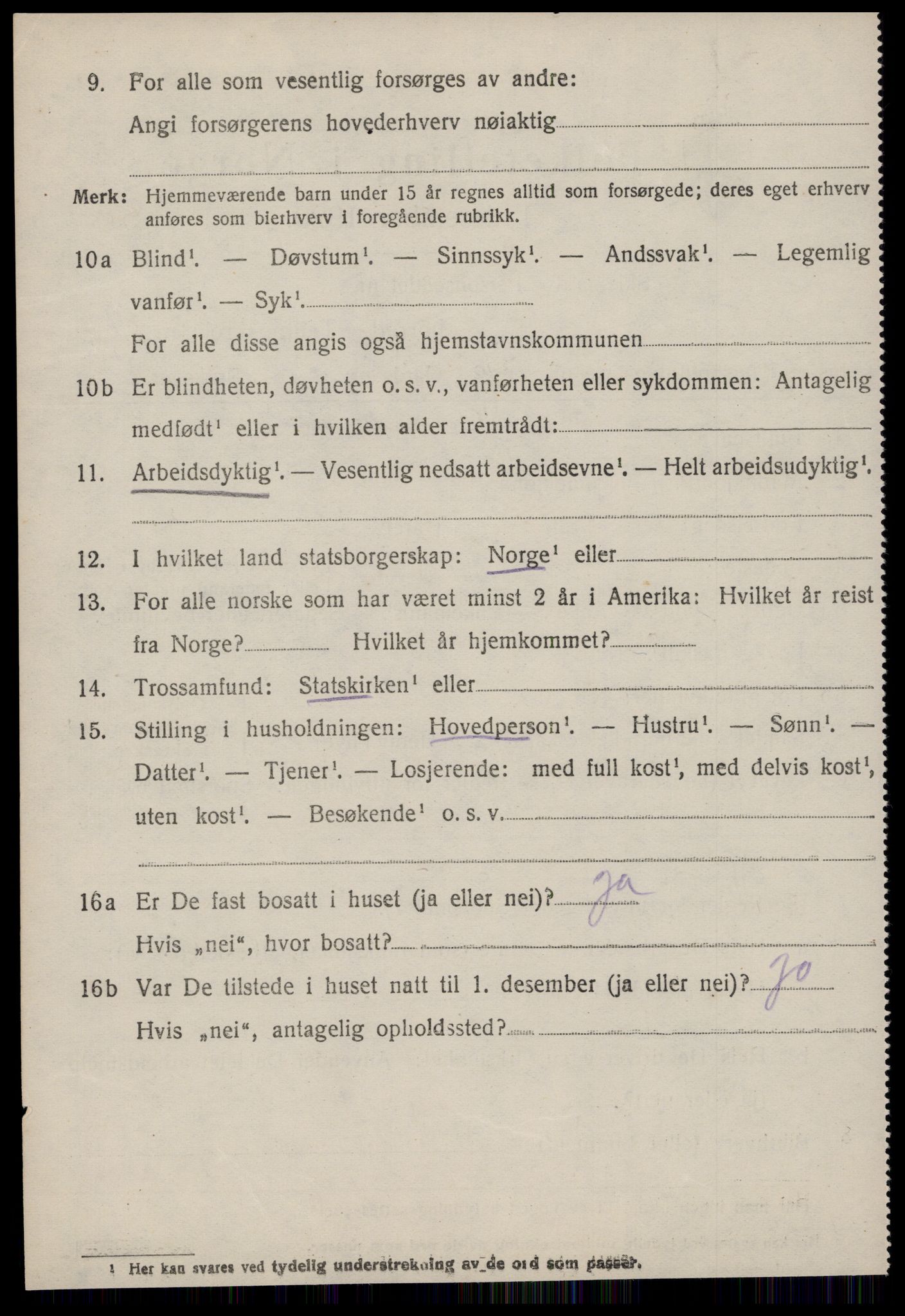 SAT, 1920 census for Hustad, 1920, p. 4158