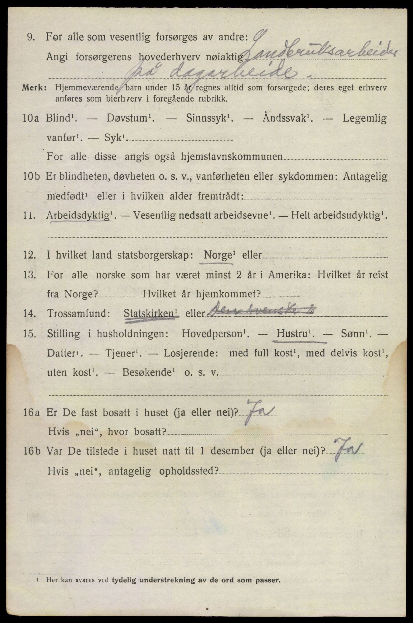 SAKO, 1920 census for Brunlanes, 1920, p. 7656