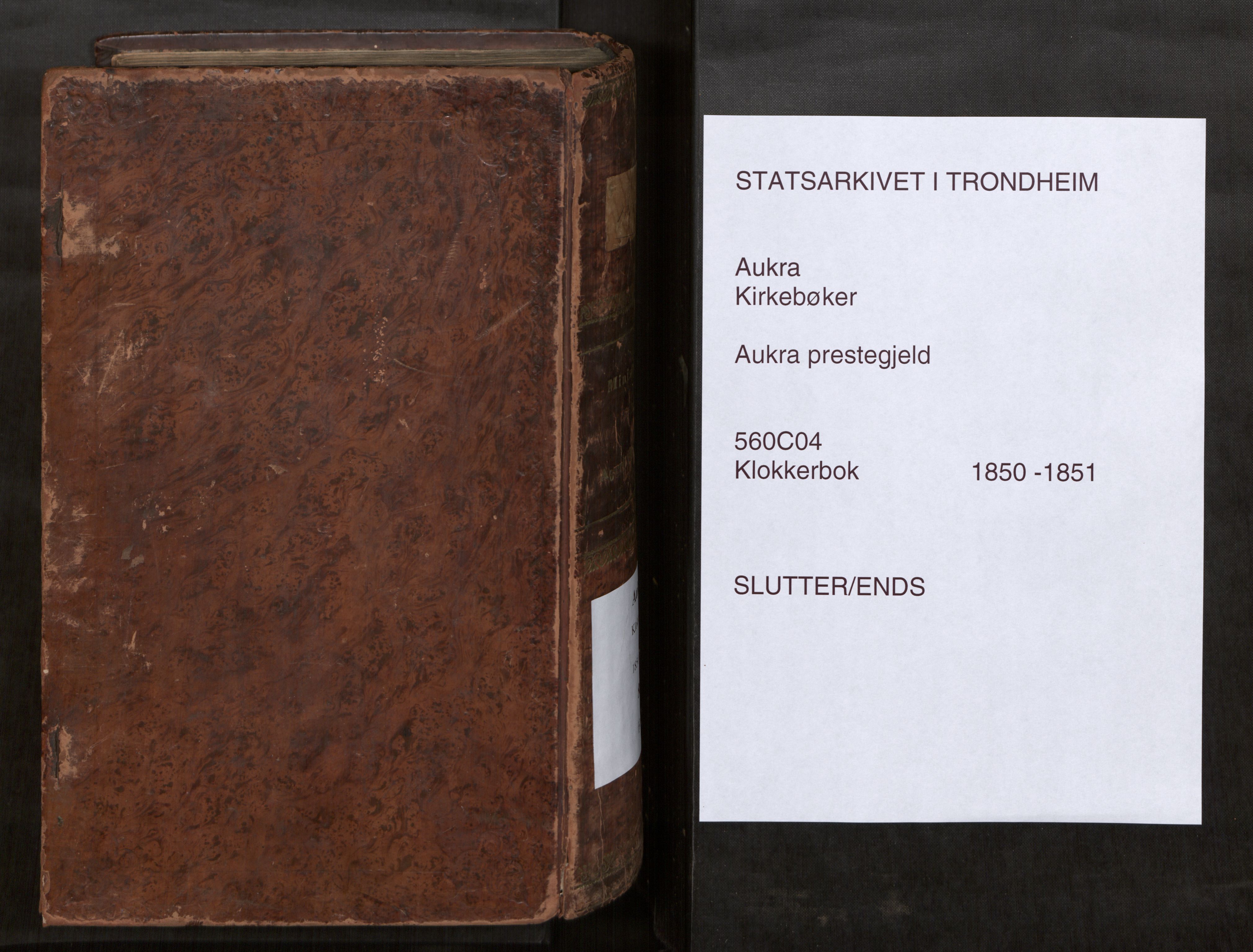 Aukra sokneprestkontor, AV/SAT-A-1053/2/H/Ha/Hab/L0001: Parish register (copy) no. 1, 1850-1851