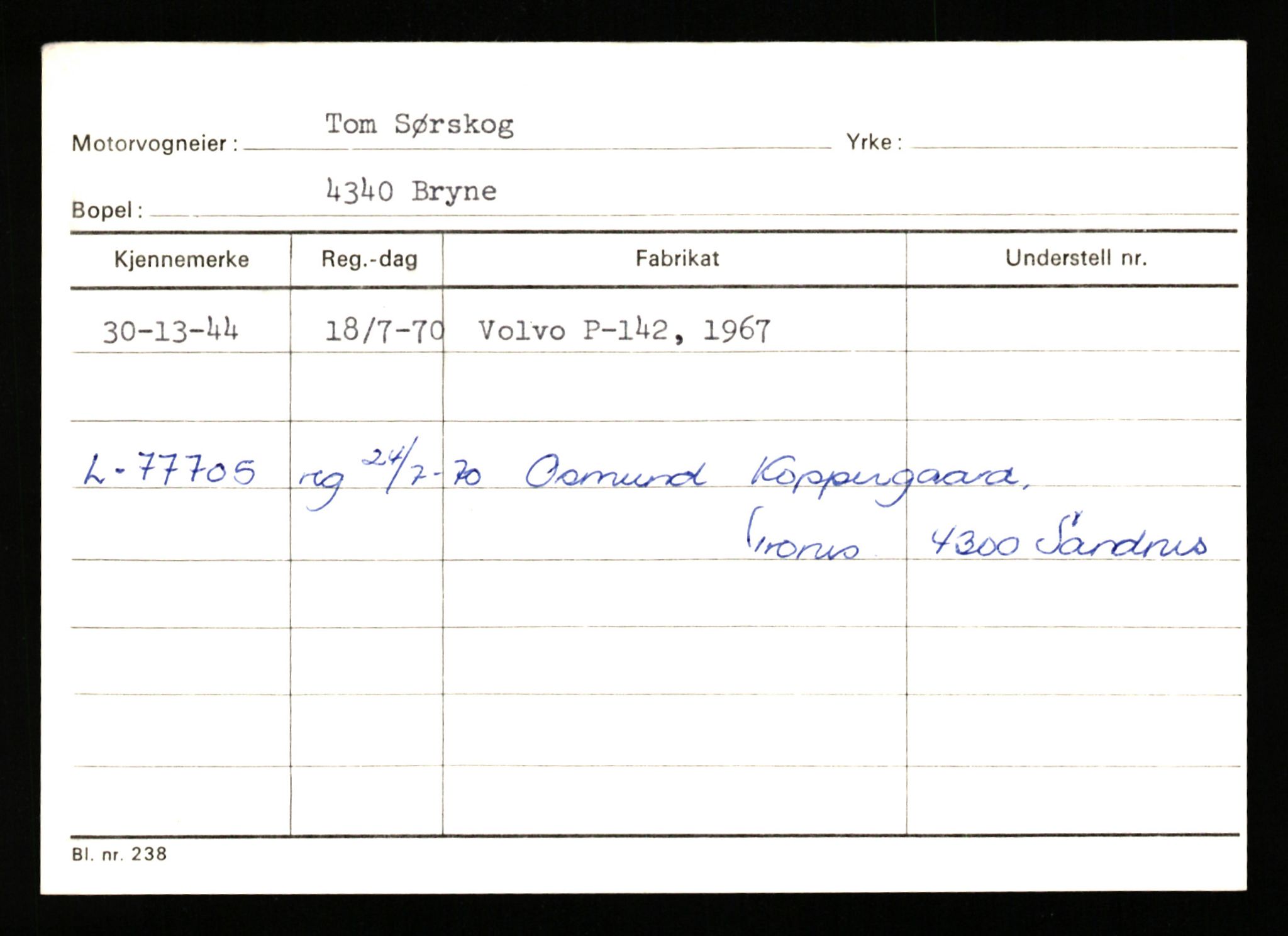 Stavanger trafikkstasjon, AV/SAST-A-101942/0/G/L0011: Registreringsnummer: 240000 - 363477, 1930-1971, p. 1287