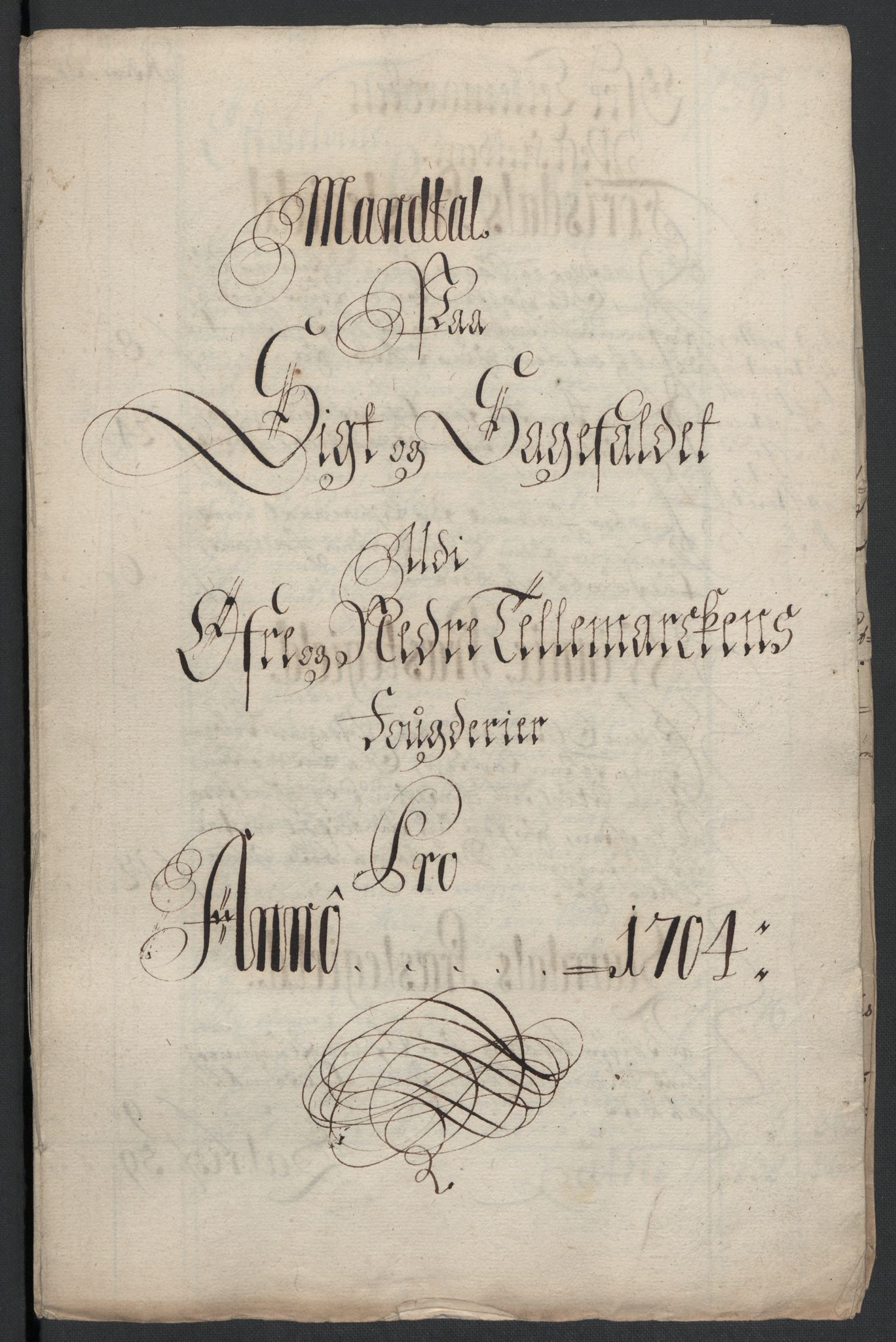 Rentekammeret inntil 1814, Reviderte regnskaper, Fogderegnskap, RA/EA-4092/R36/L2111: Fogderegnskap Øvre og Nedre Telemark og Bamble, 1704, p. 44