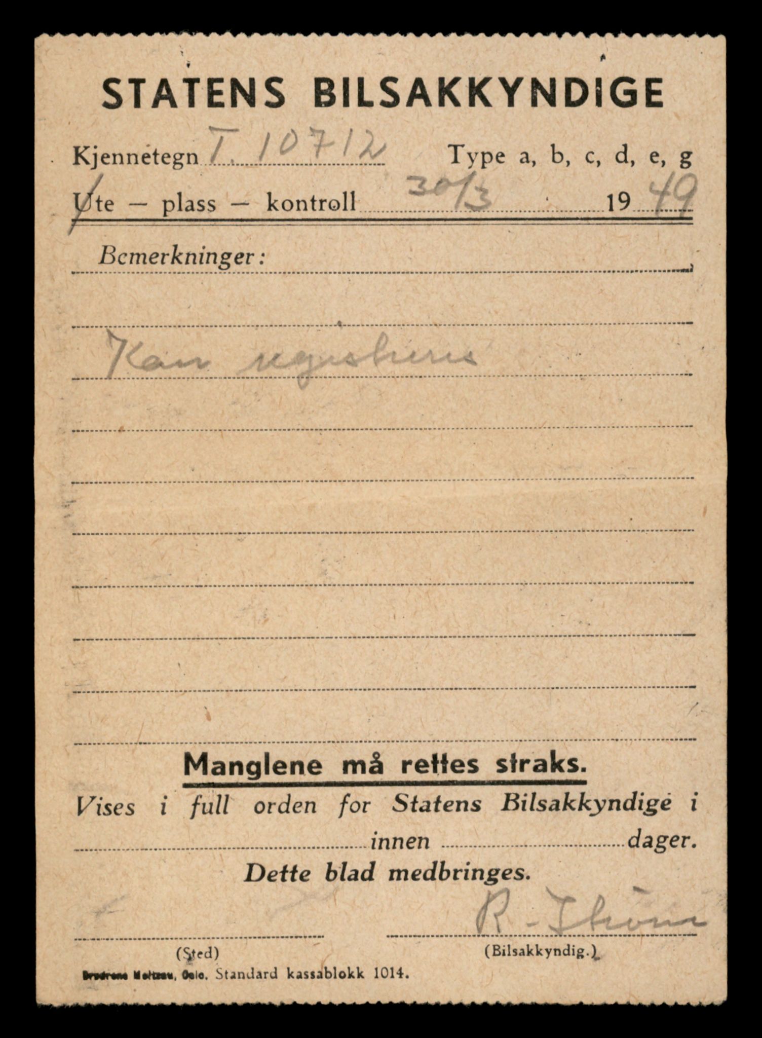 Møre og Romsdal vegkontor - Ålesund trafikkstasjon, AV/SAT-A-4099/F/Fe/L0023: Registreringskort for kjøretøy T 10695 - T 10809, 1927-1998, p. 524