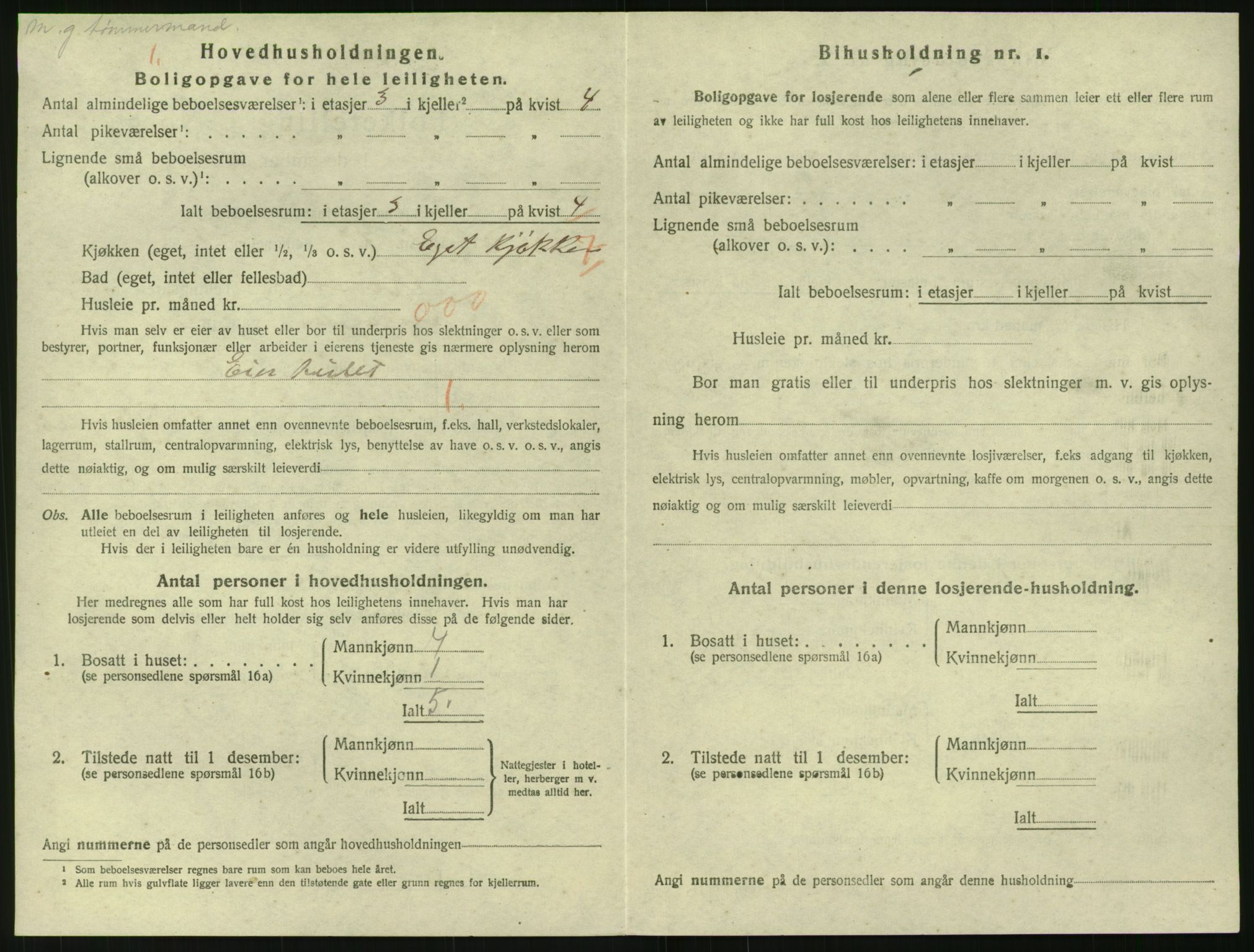 SAK, 1920 census for Risør, 1920, p. 2092