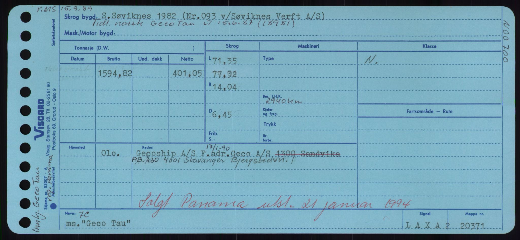 Sjøfartsdirektoratet med forløpere, Skipsmålingen, RA/S-1627/H/Hd/L0012: Fartøy, G-Glø, p. 163