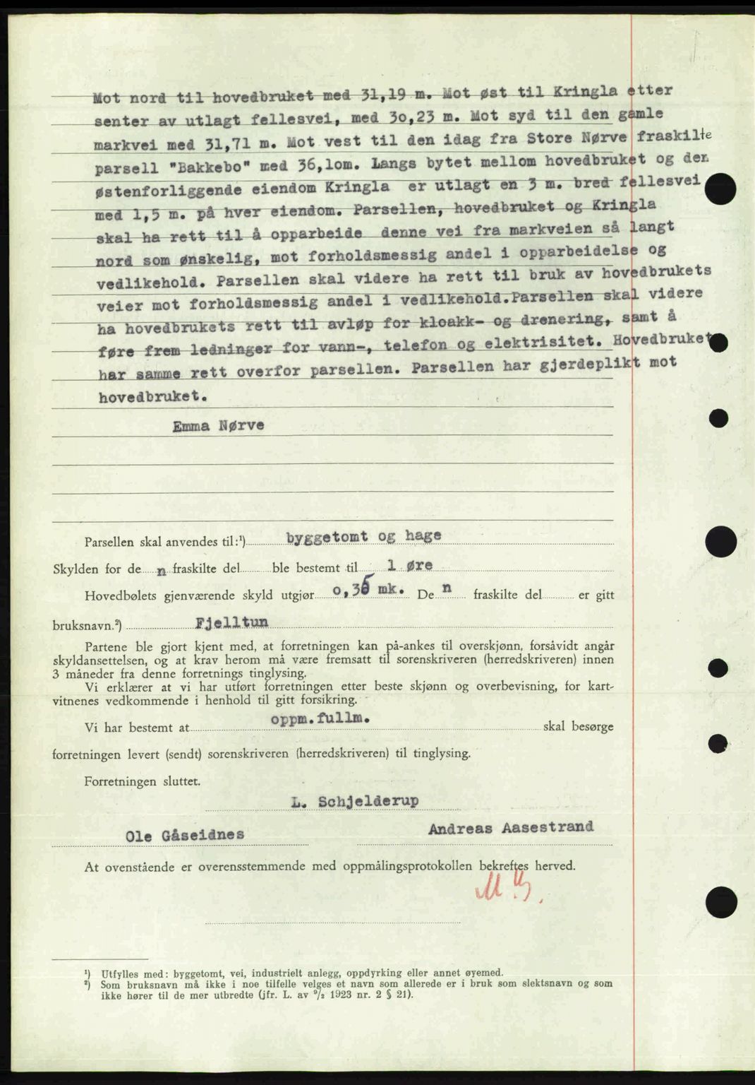 Nordre Sunnmøre sorenskriveri, AV/SAT-A-0006/1/2/2C/2Ca: Mortgage book no. A32, 1949-1949, Diary no: : 2422/1949