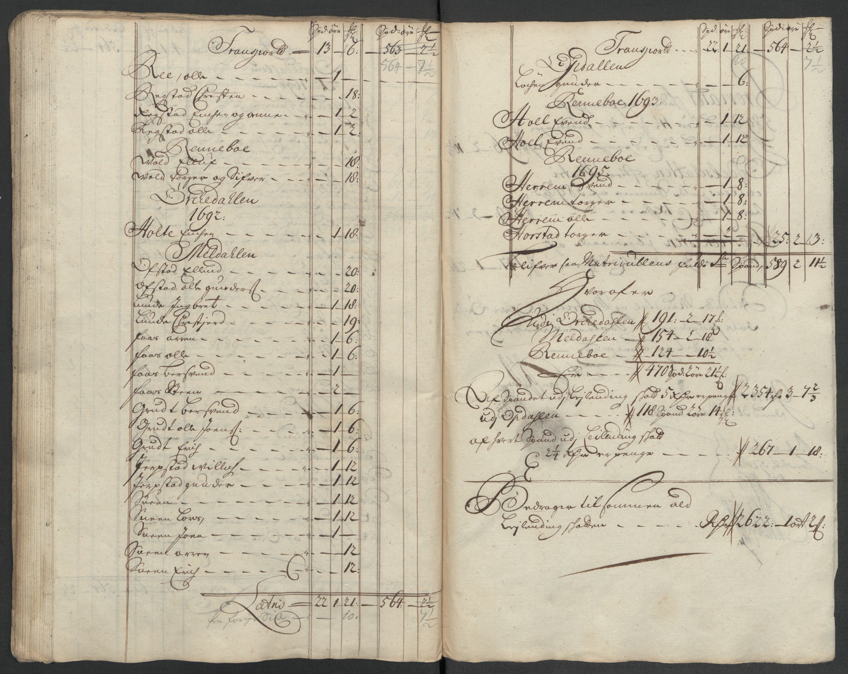 Rentekammeret inntil 1814, Reviderte regnskaper, Fogderegnskap, RA/EA-4092/R60/L3961: Fogderegnskap Orkdal og Gauldal, 1711, p. 91