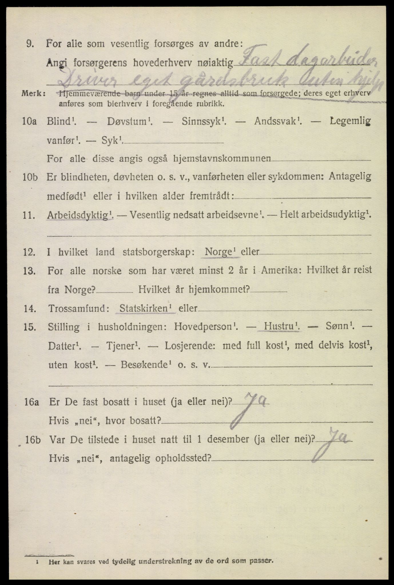 SAH, 1920 census for Furnes, 1920, p. 1800