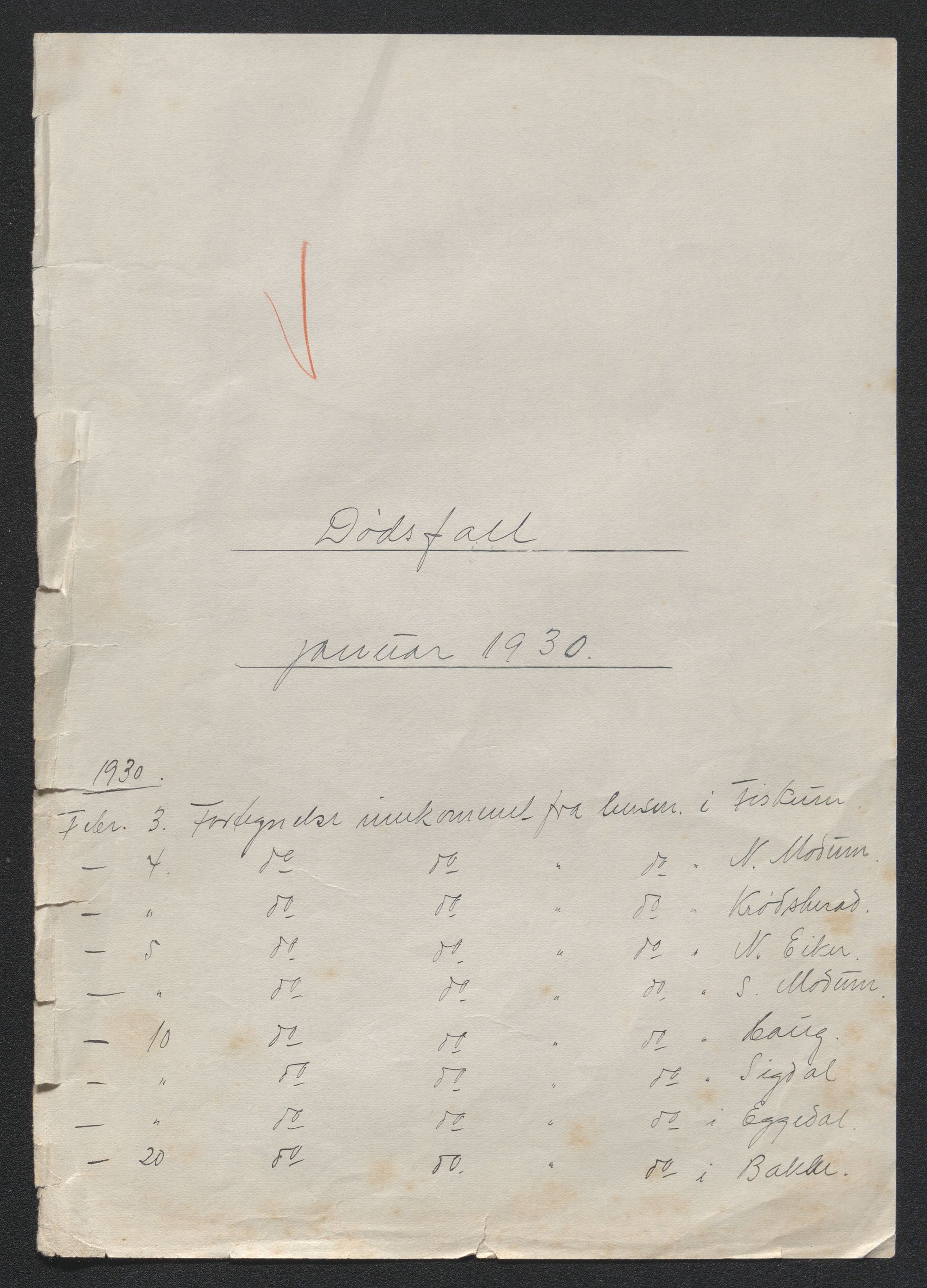 Eiker, Modum og Sigdal sorenskriveri, SAKO/A-123/H/Ha/Hab/L0046: Dødsfallsmeldinger, 1930-1931, p. 15