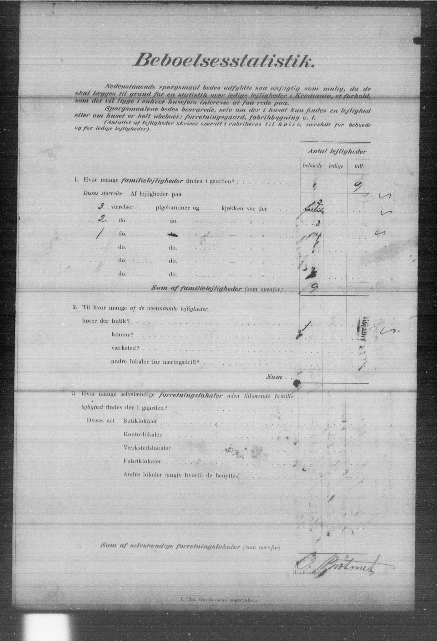 OBA, Municipal Census 1903 for Kristiania, 1903, p. 24931