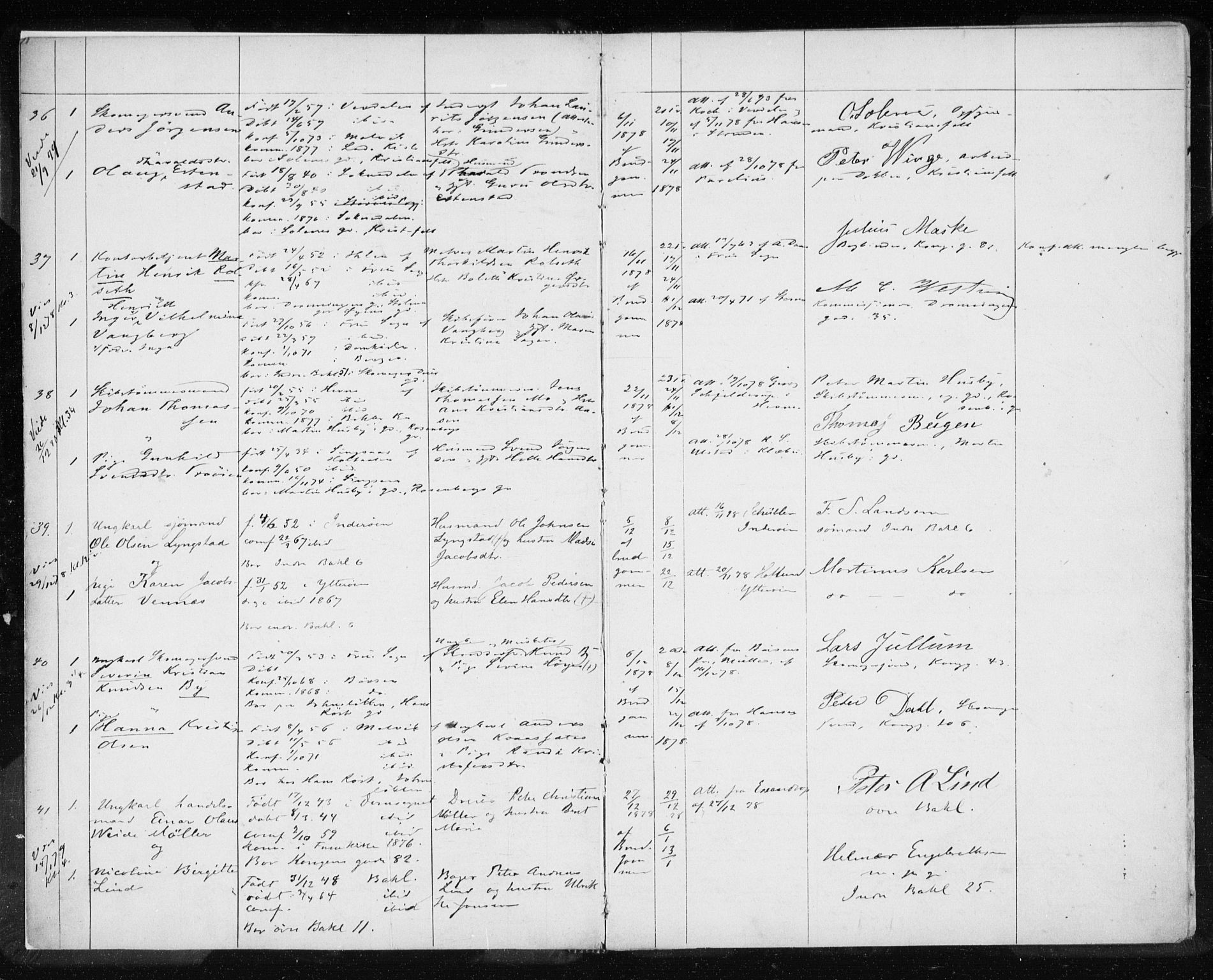 Ministerialprotokoller, klokkerbøker og fødselsregistre - Sør-Trøndelag, AV/SAT-A-1456/604/L0188: Parish register (official) no. 604A11, 1878-1892