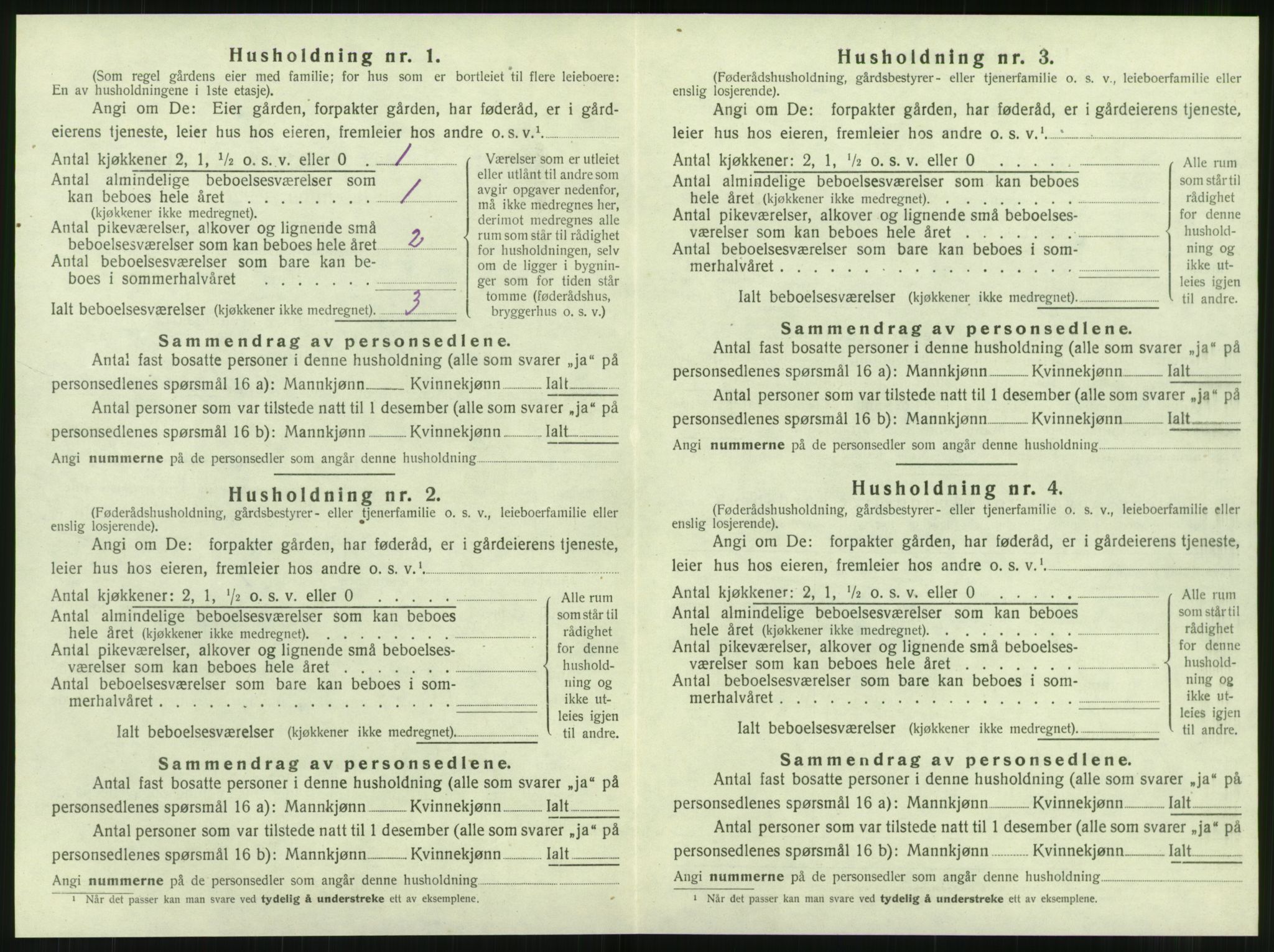 SAT, 1920 census for Brønnøy, 1920, p. 1071