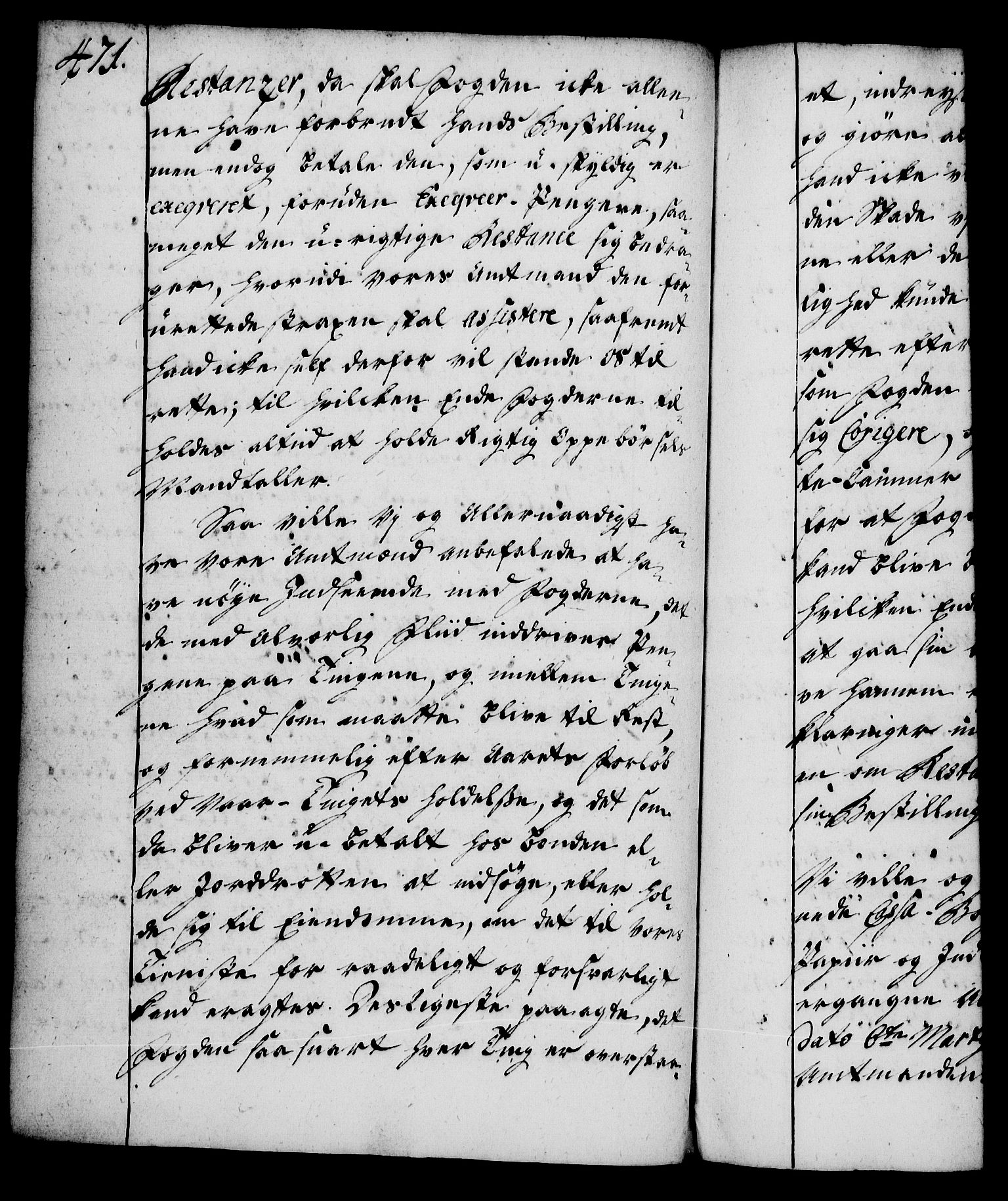 Rentekammeret, Kammerkanselliet, RA/EA-3111/G/Gg/Gga/L0004: Norsk ekspedisjonsprotokoll med register (merket RK 53.4), 1734-1741, p. 471