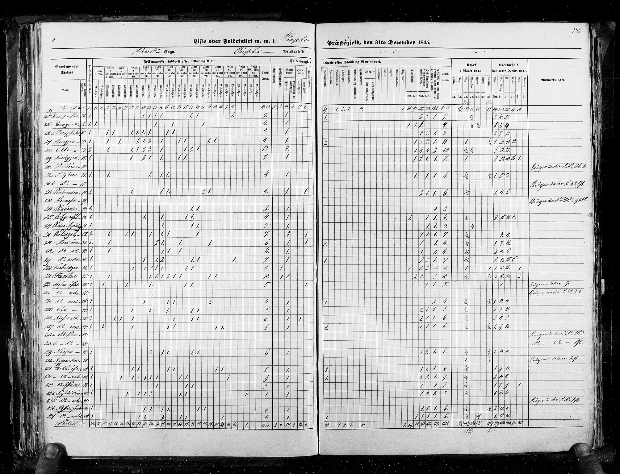 RA, Census 1845, vol. 3: Hedemarken amt og Kristians amt, 1845, p. 130