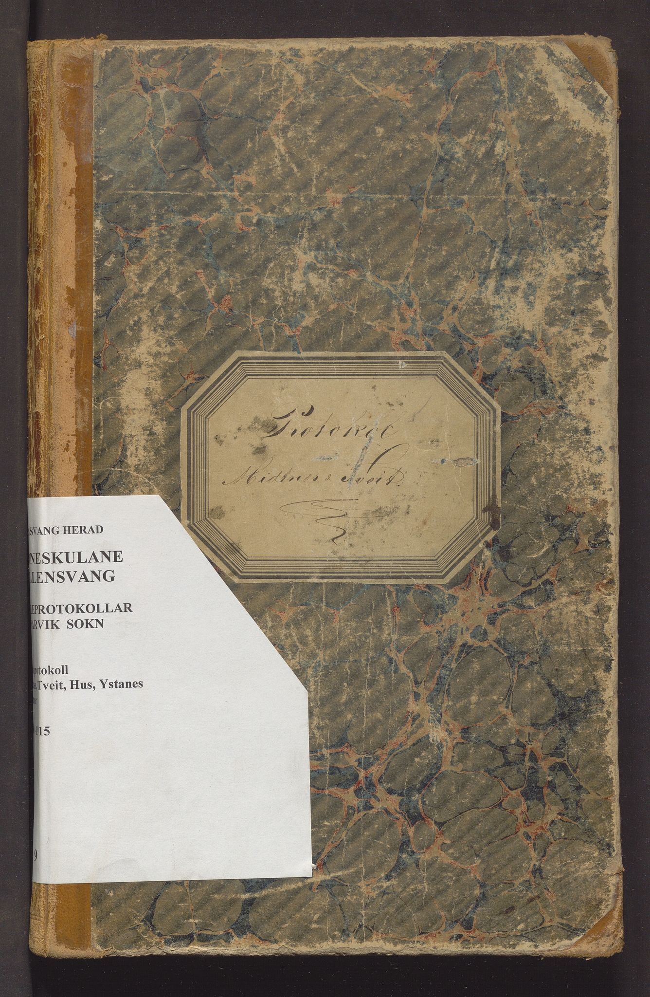 Ullensvang herad. Barneskulane , IKAH/1231b-231/F/Fa/Fab/L0009: Skuleprotokoll for Midnes, Tveit, Hus og Ystanes krinsar i Ullensvang prestegjeld, 1880-1915