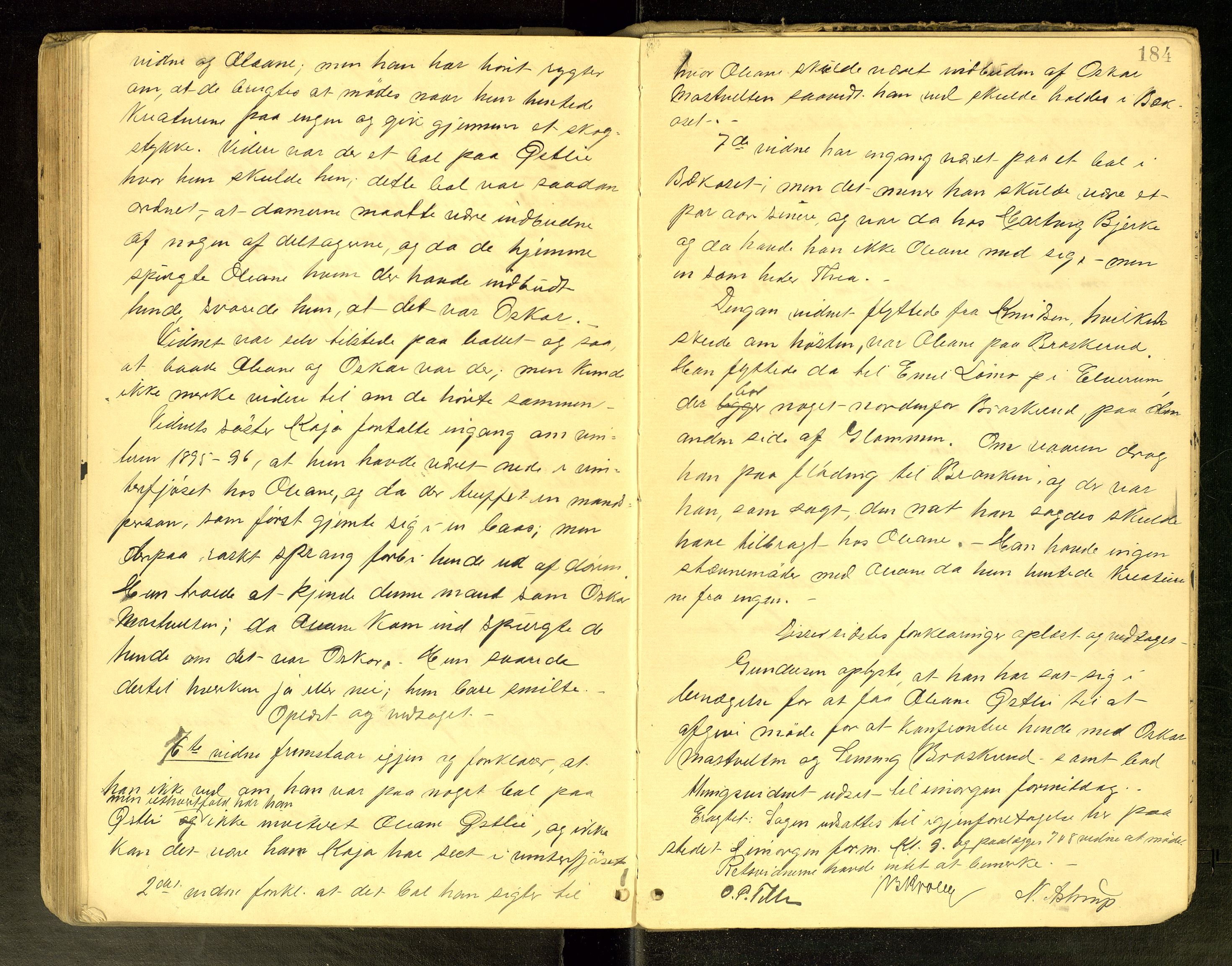 Solør tingrett, AV/SAH-TING-008/G/Gc/Gca/L0031: Ekstrarettsprotokoll, 1899-1904, p. 184