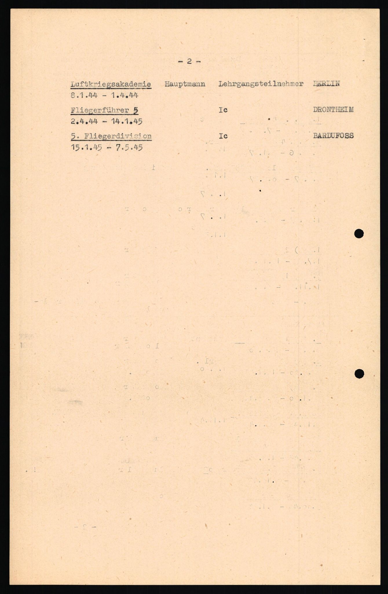 Forsvaret, Forsvarets overkommando II, RA/RAFA-3915/D/Db/L0020: CI Questionaires. Tyske okkupasjonsstyrker i Norge. Tyskere., 1945-1946, p. 367