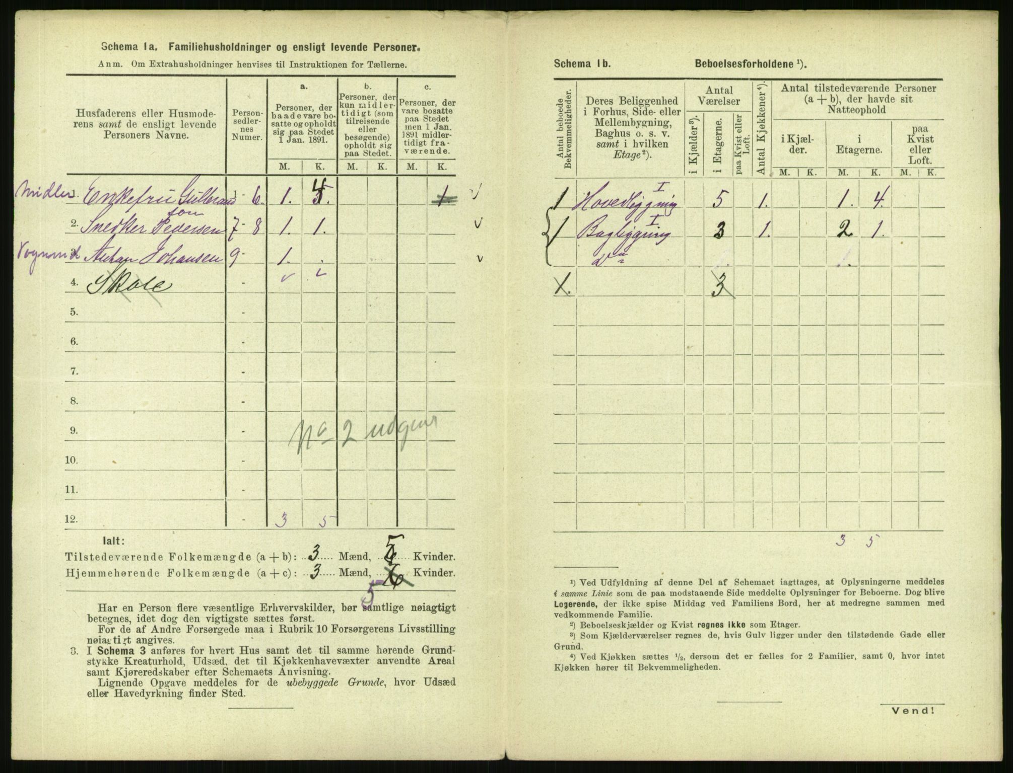 RA, 1891 census for 0301 Kristiania, 1891, p. 41882