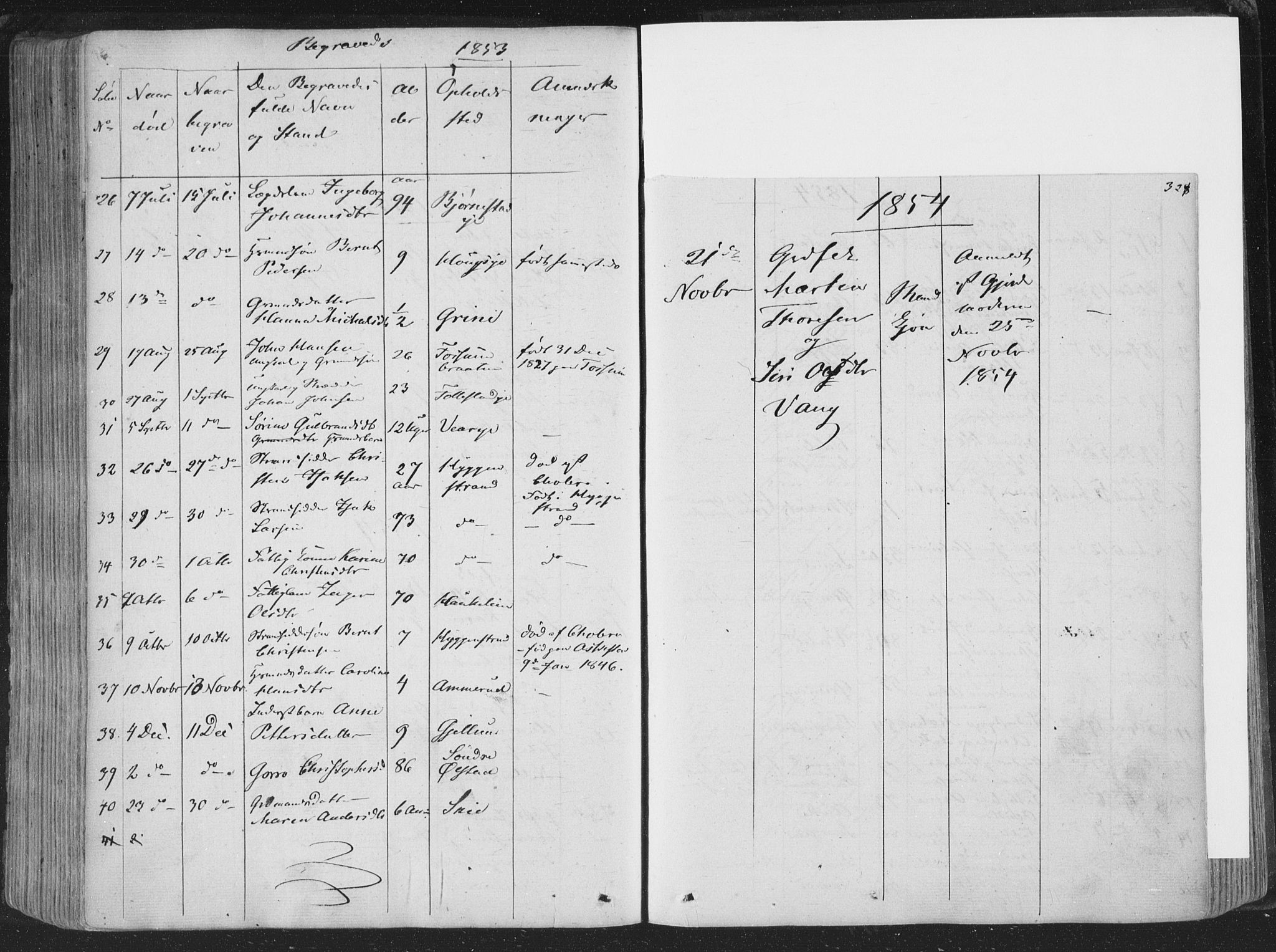 Røyken kirkebøker, AV/SAKO-A-241/F/Fa/L0005: Parish register (official) no. 5, 1833-1856, p. 228