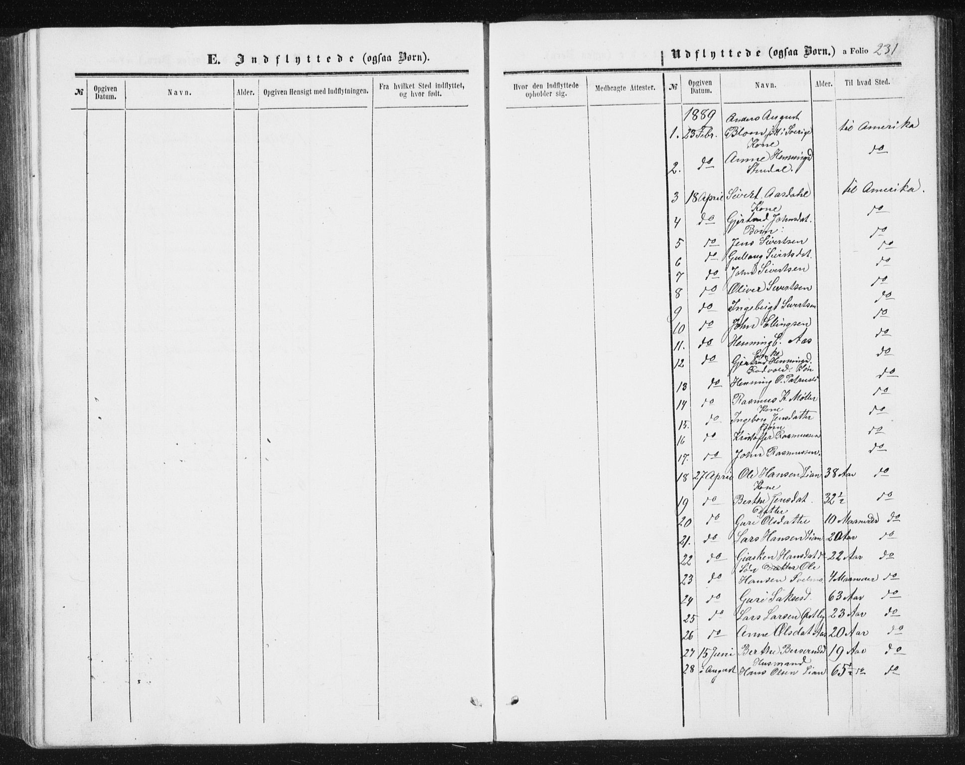 Ministerialprotokoller, klokkerbøker og fødselsregistre - Sør-Trøndelag, SAT/A-1456/698/L1166: Parish register (copy) no. 698C03, 1861-1887, p. 231