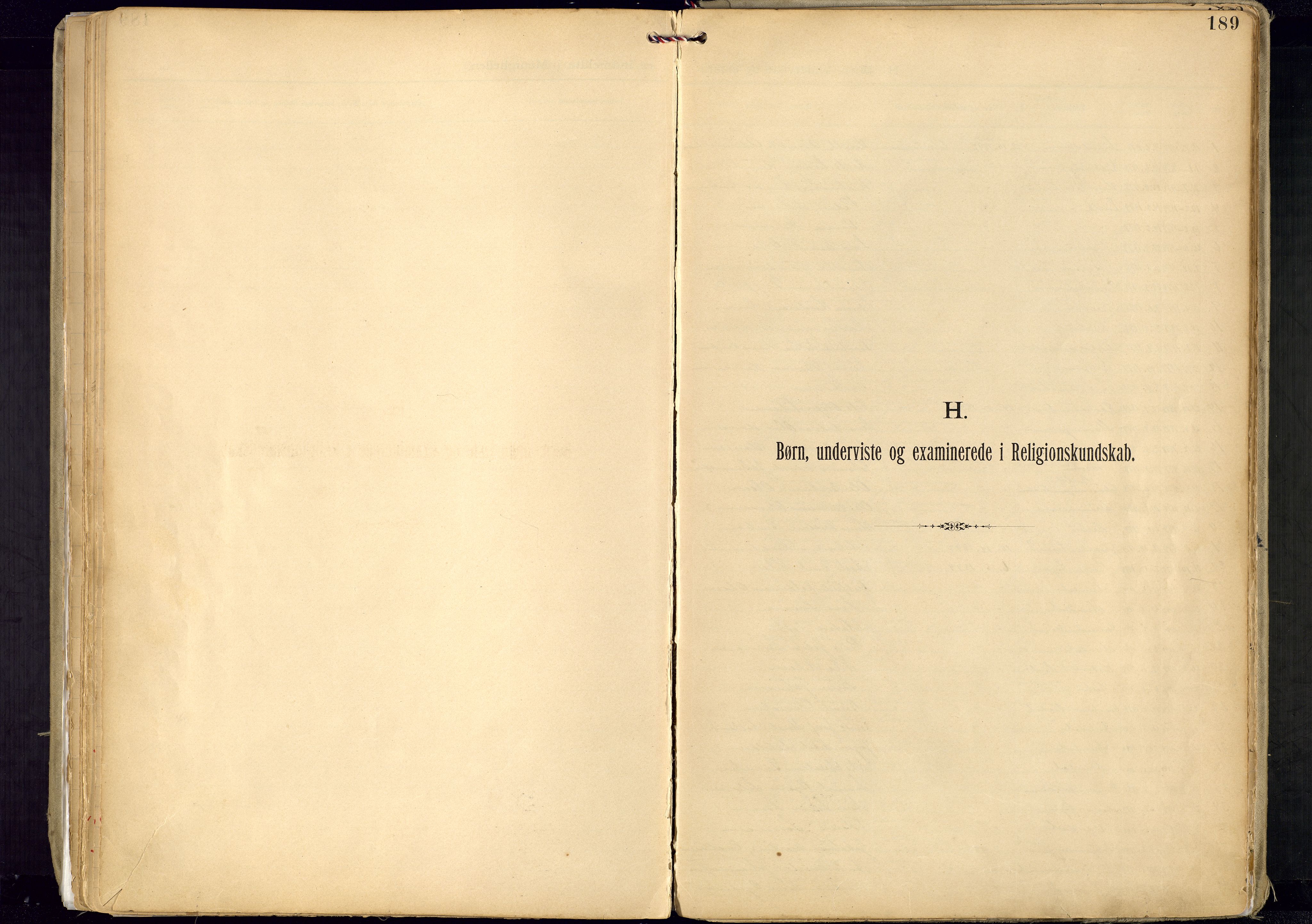 Metodistmenigheten, Arendal, SAK/1292-0011/F/Fa/L0005: Dissenter register no. 5, 1892-1942, p. 189