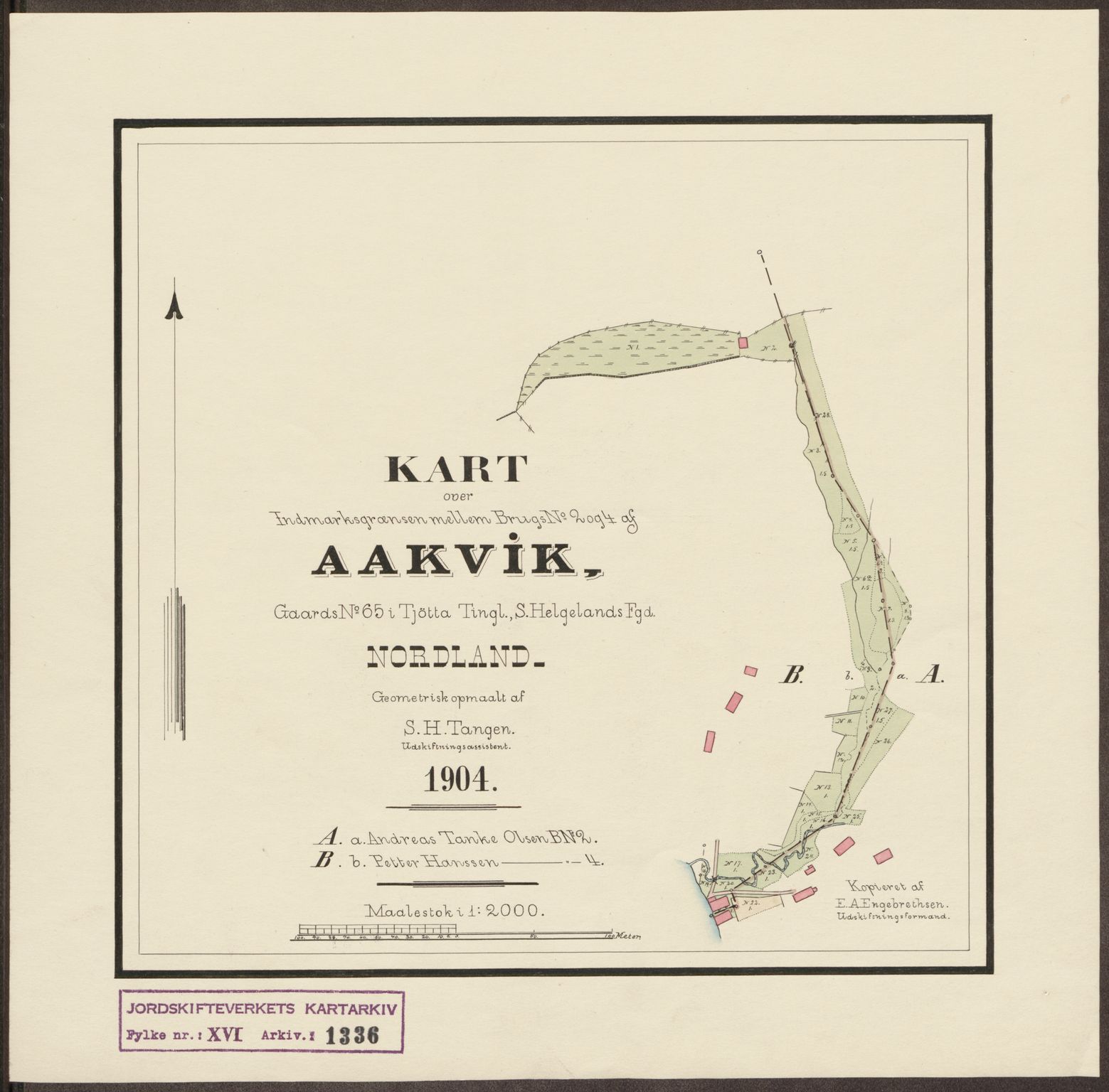 Jordskifteverkets kartarkiv, RA/S-3929/T, 1859-1988, p. 1515