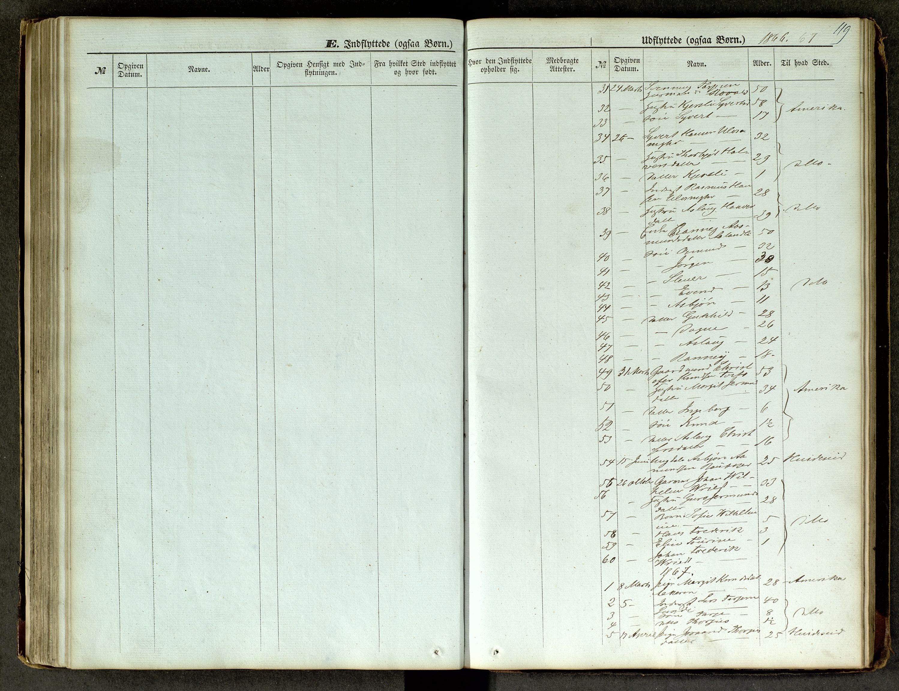 Lårdal kirkebøker, SAKO/A-284/G/Ga/L0002: Parish register (copy) no. I 2, 1861-1890, p. 119