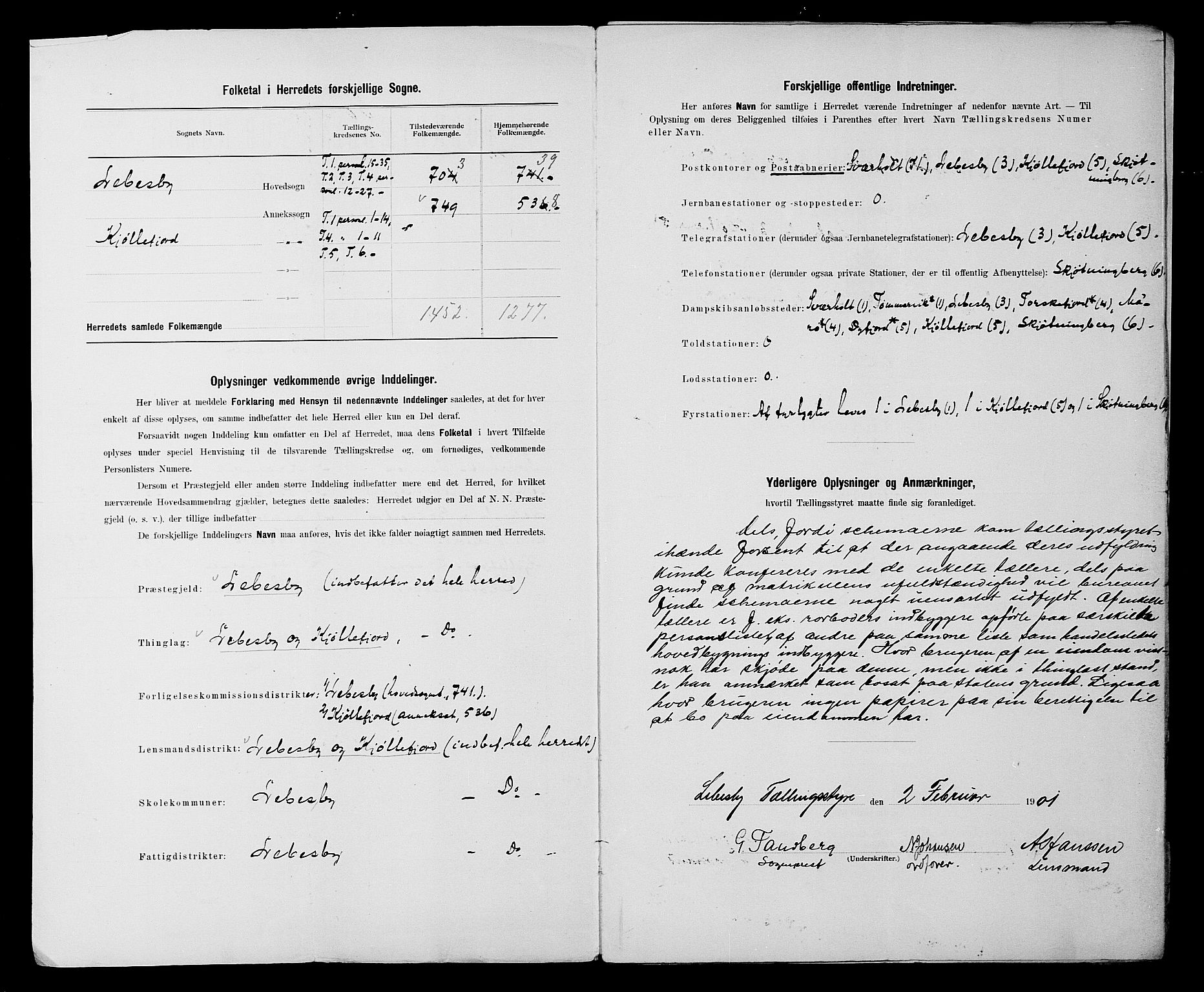 SATØ, 1900 census for Lebesby, 1900, p. 3