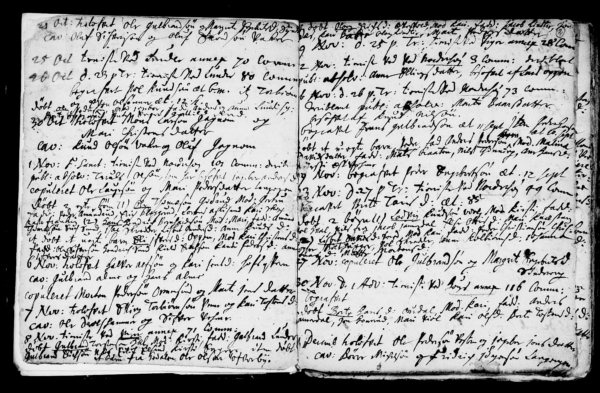 Norderhov kirkebøker, AV/SAKO-A-237/F/Fa/L0001: Parish register (official) no. 1, 1704-1716, p. 2