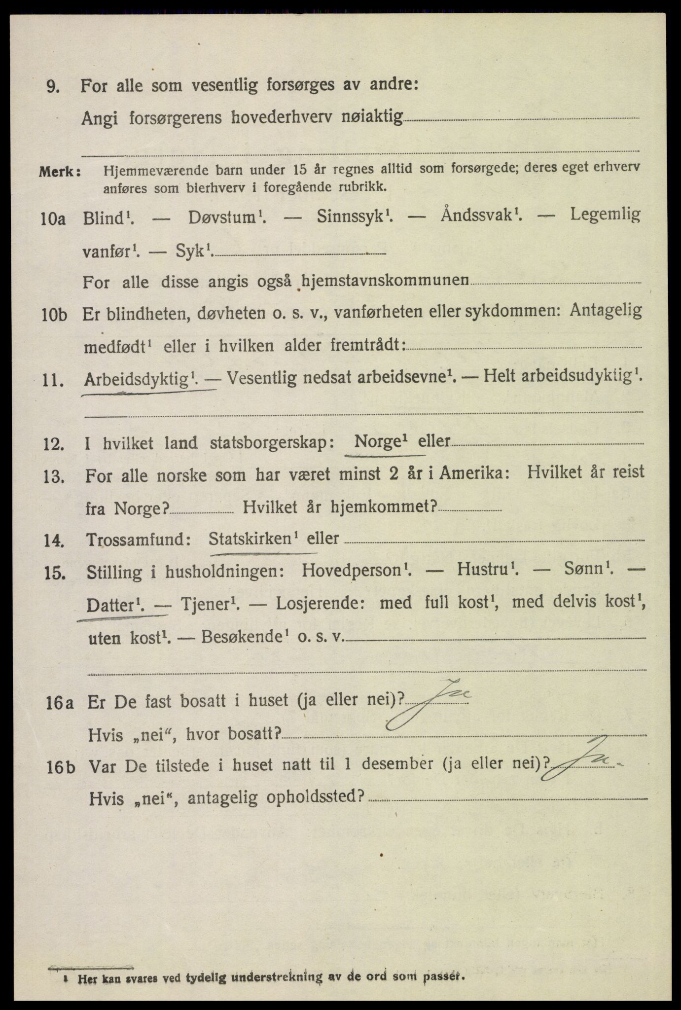 SAH, 1920 census for Grue, 1920, p. 5522