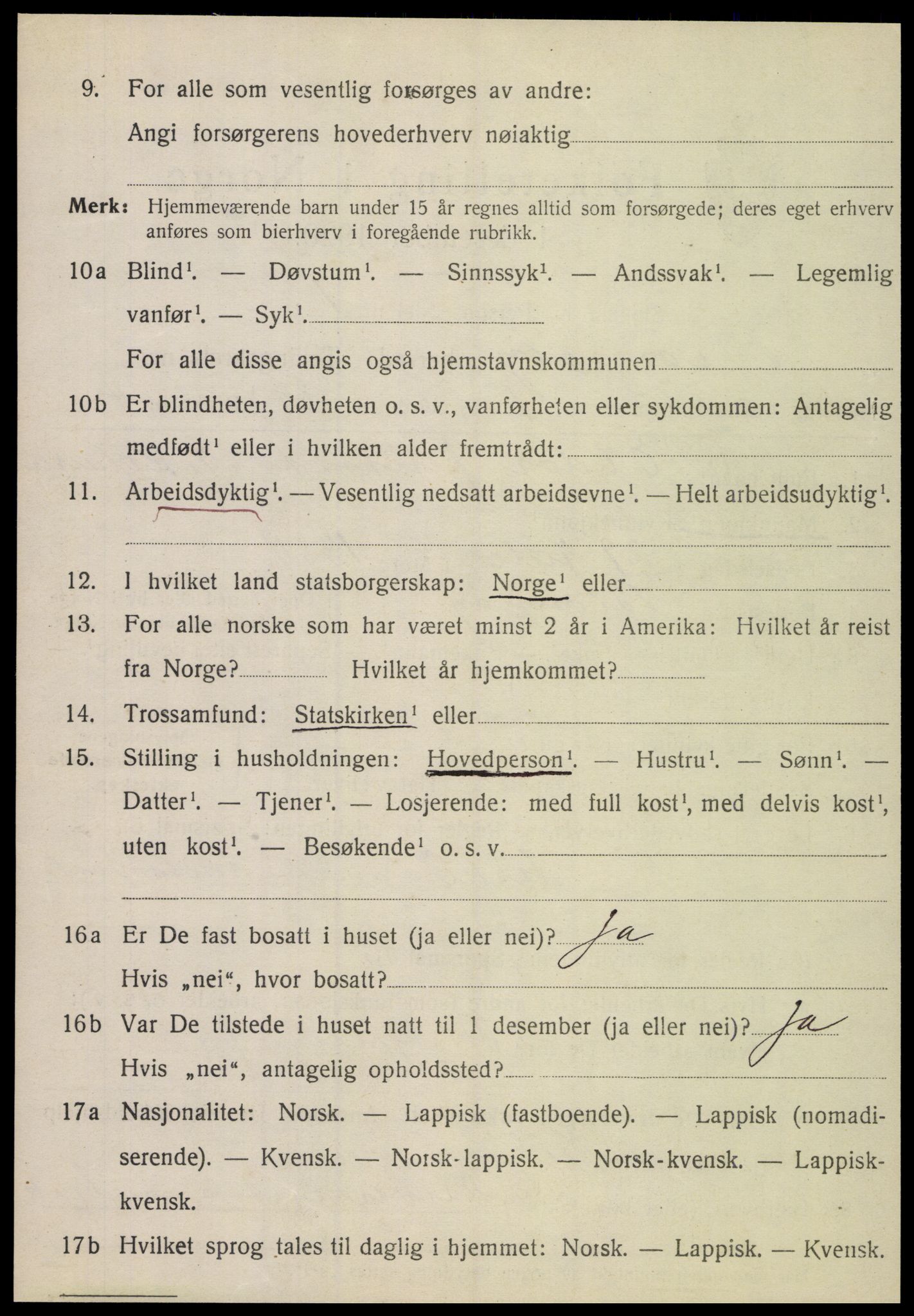 SAT, 1920 census for Brønnøy, 1920, p. 7049