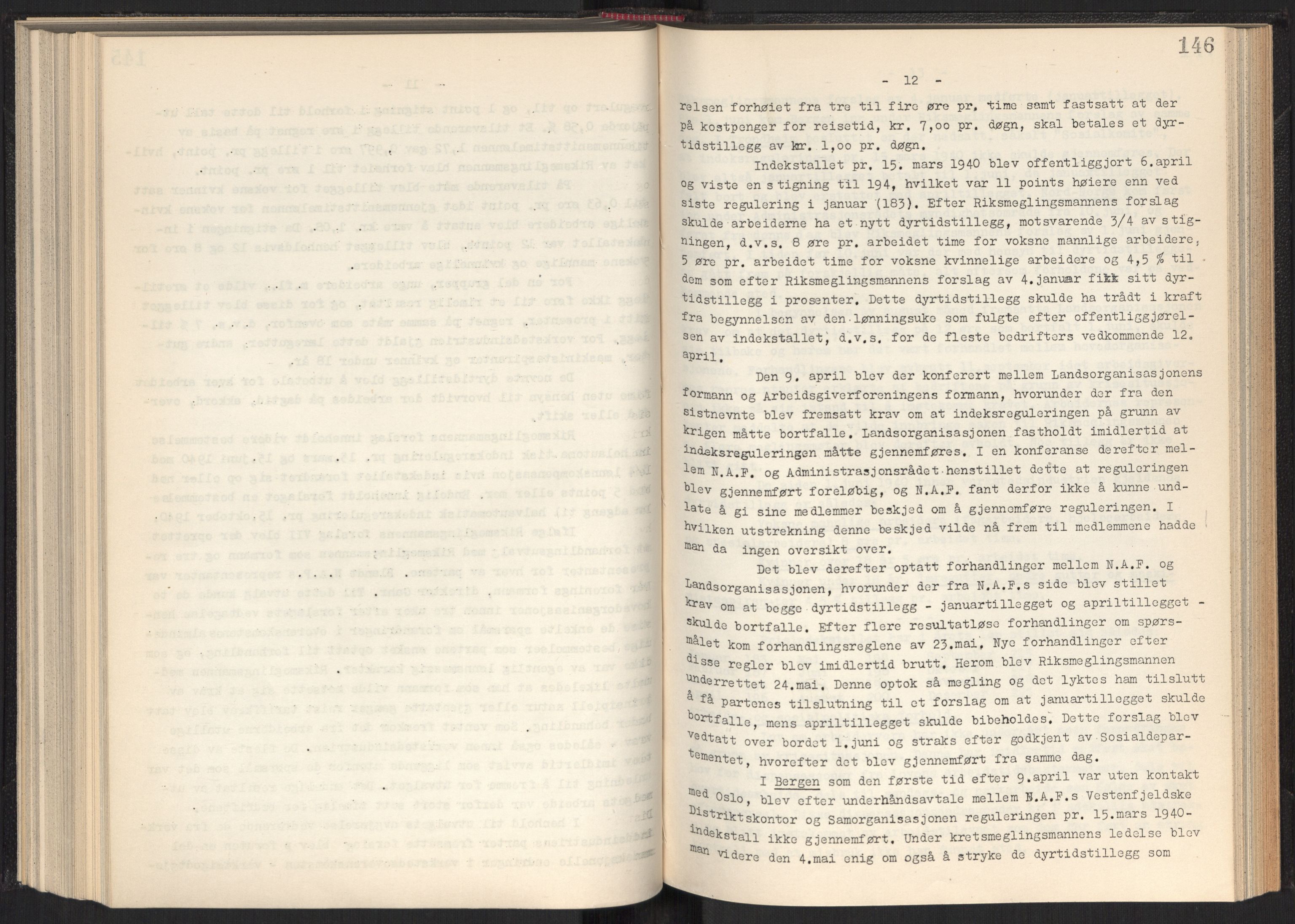 Teknologibedriftenes Landsforening TBL, AV/RA-PA-1700/A/Ad/L0006: Årsberetning med register, 1937-1943, p. 146