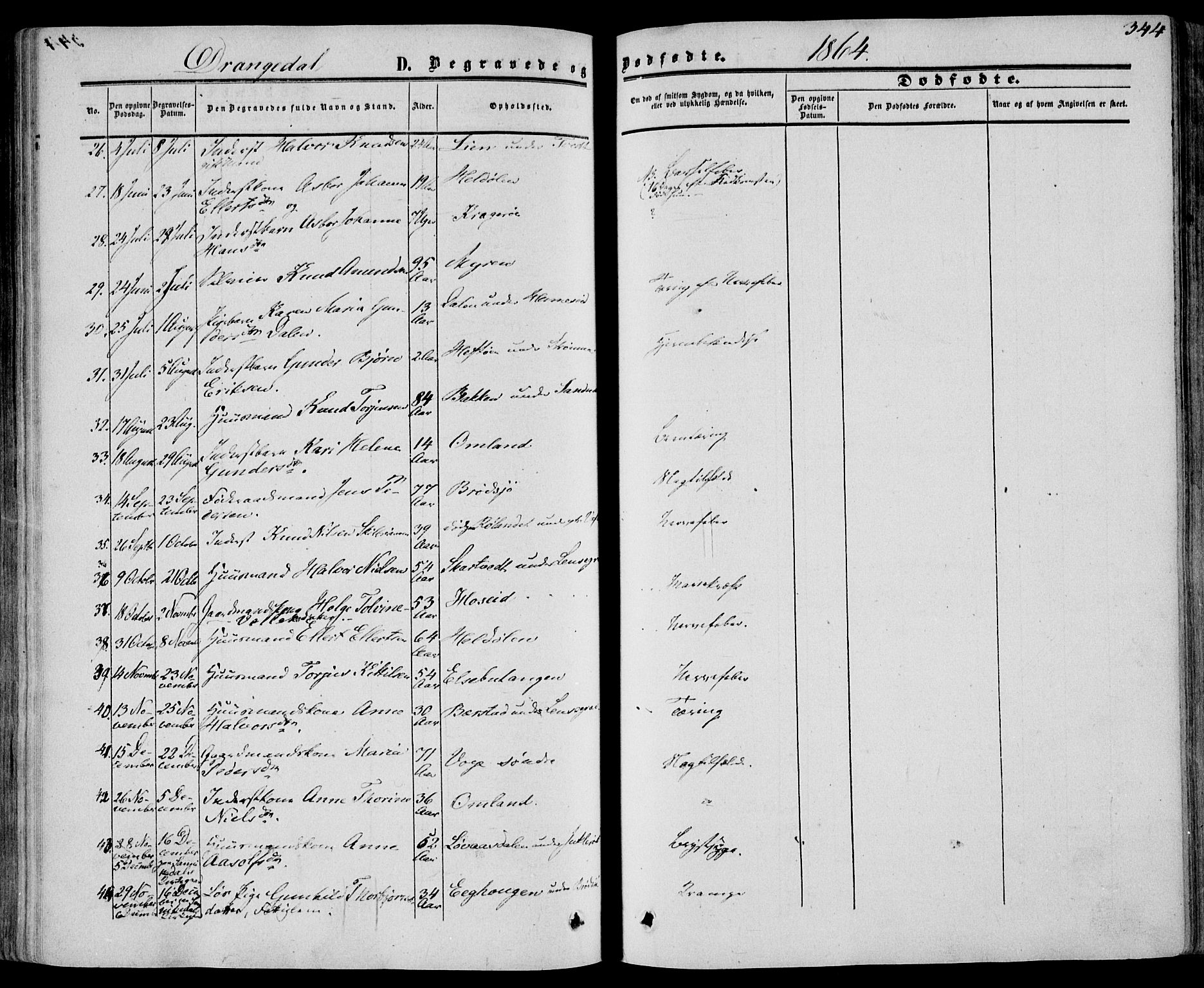 Drangedal kirkebøker, SAKO/A-258/F/Fa/L0008: Parish register (official) no. 8, 1857-1871, p. 344
