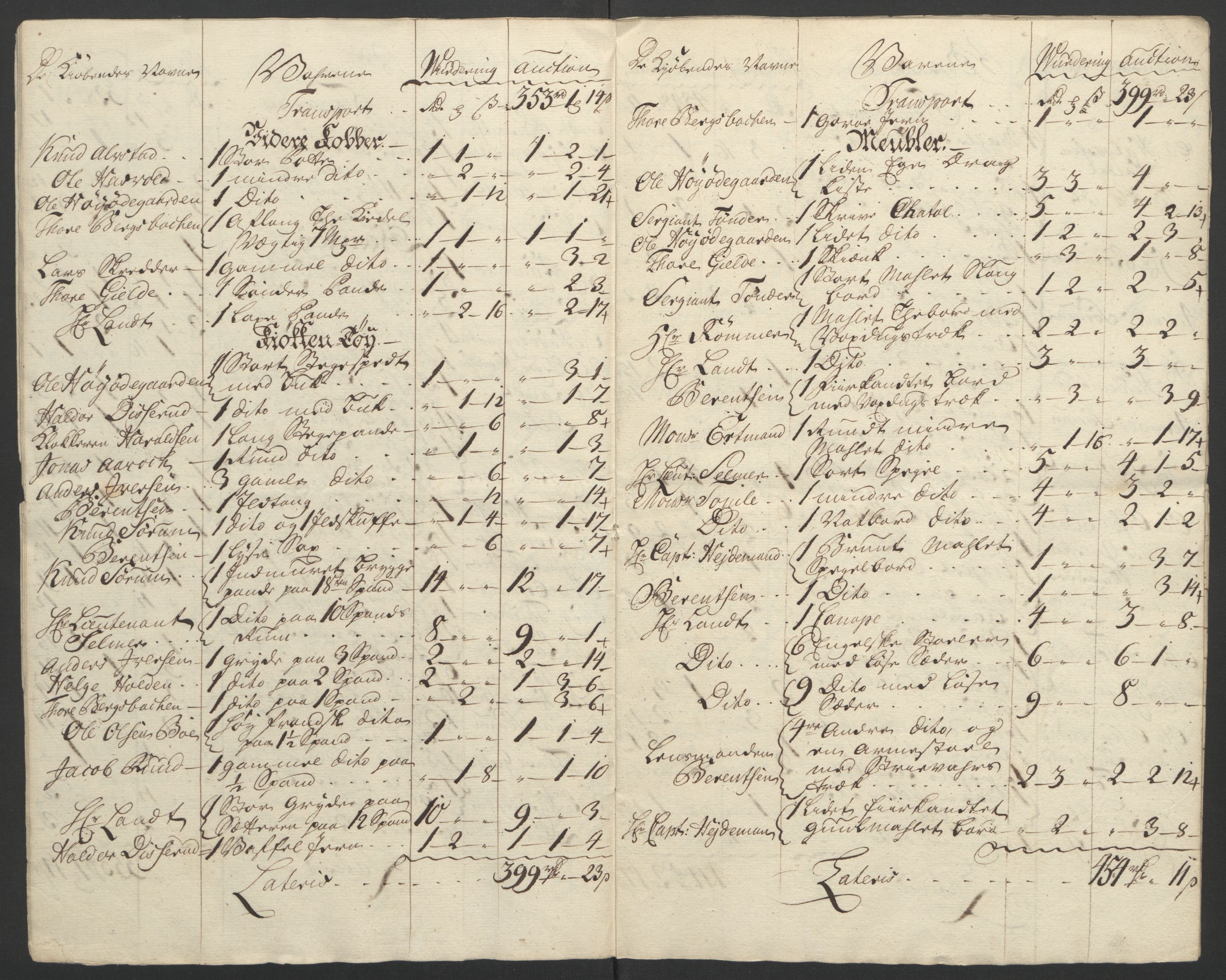 Forsvaret, Generalauditøren, RA/RAFA-1772/F/Fj/Fja/L0034: --, 1753-1817, p. 494