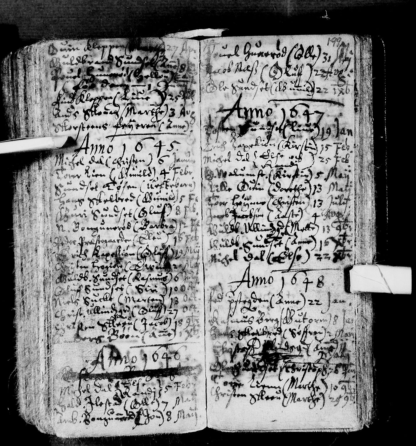 Andebu kirkebøker, SAKO/A-336/F/Fa/L0001: Parish register (official) no. 1 /3, 1623-1738, p. 199