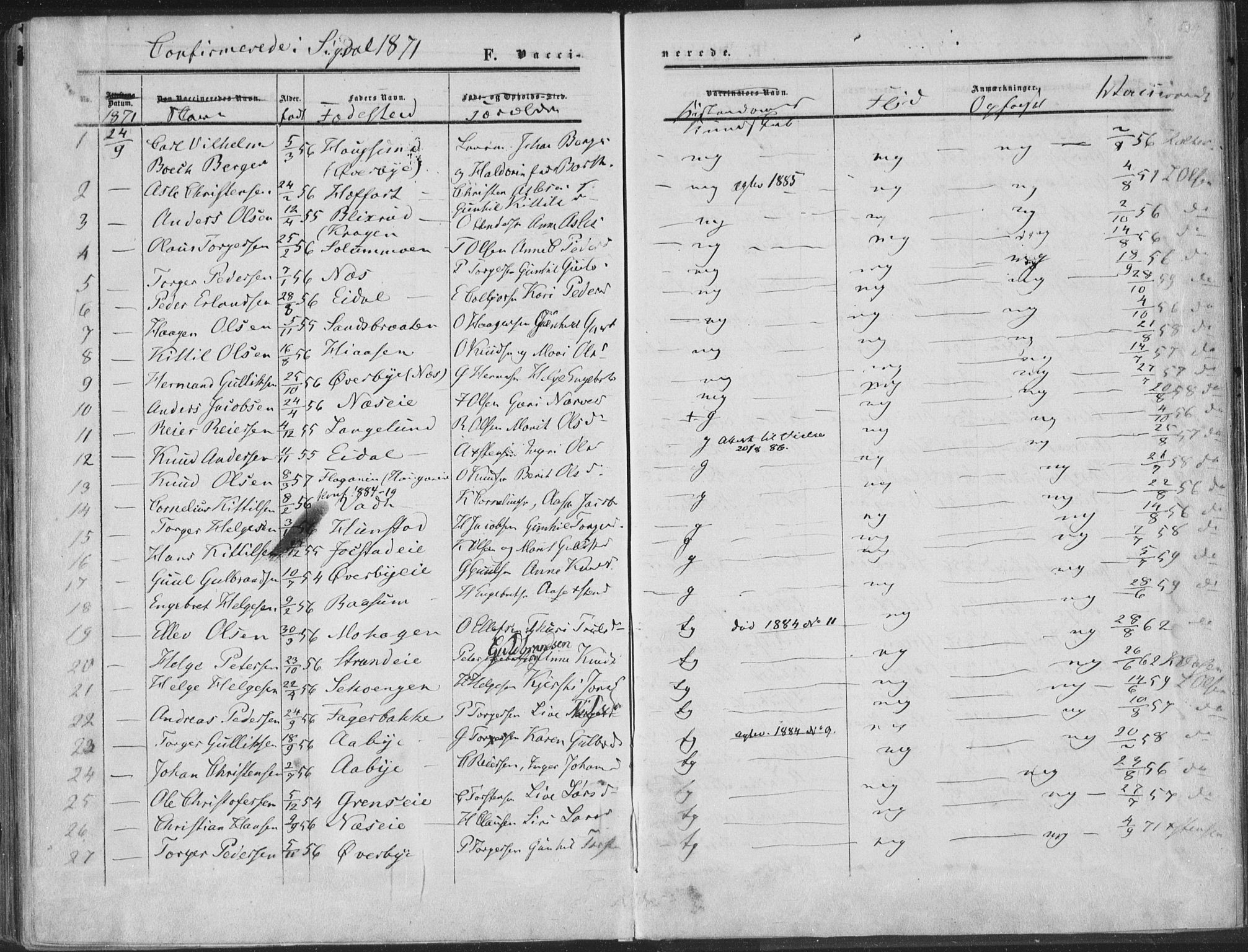 Sigdal kirkebøker, AV/SAKO-A-245/F/Fa/L0009b: Parish register (official) no. I 9B, 1860-1871, p. 539