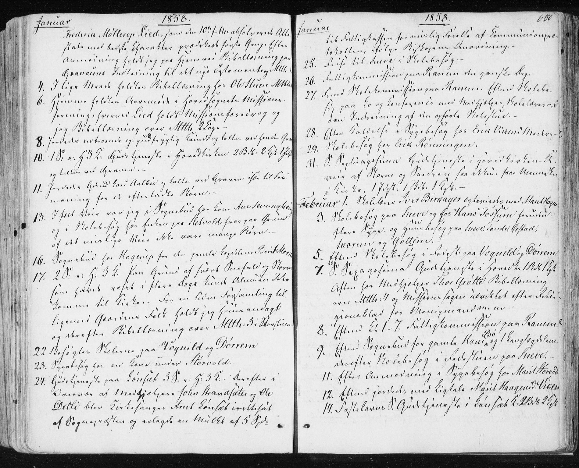Ministerialprotokoller, klokkerbøker og fødselsregistre - Sør-Trøndelag, SAT/A-1456/678/L0899: Parish register (official) no. 678A08, 1848-1872, p. 650