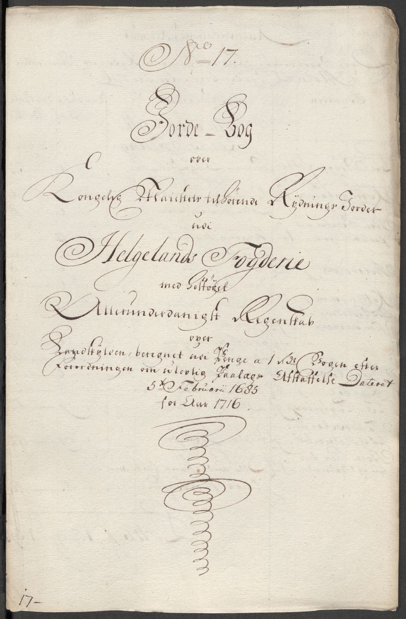 Rentekammeret inntil 1814, Reviderte regnskaper, Fogderegnskap, RA/EA-4092/R65/L4514: Fogderegnskap Helgeland, 1716, p. 207