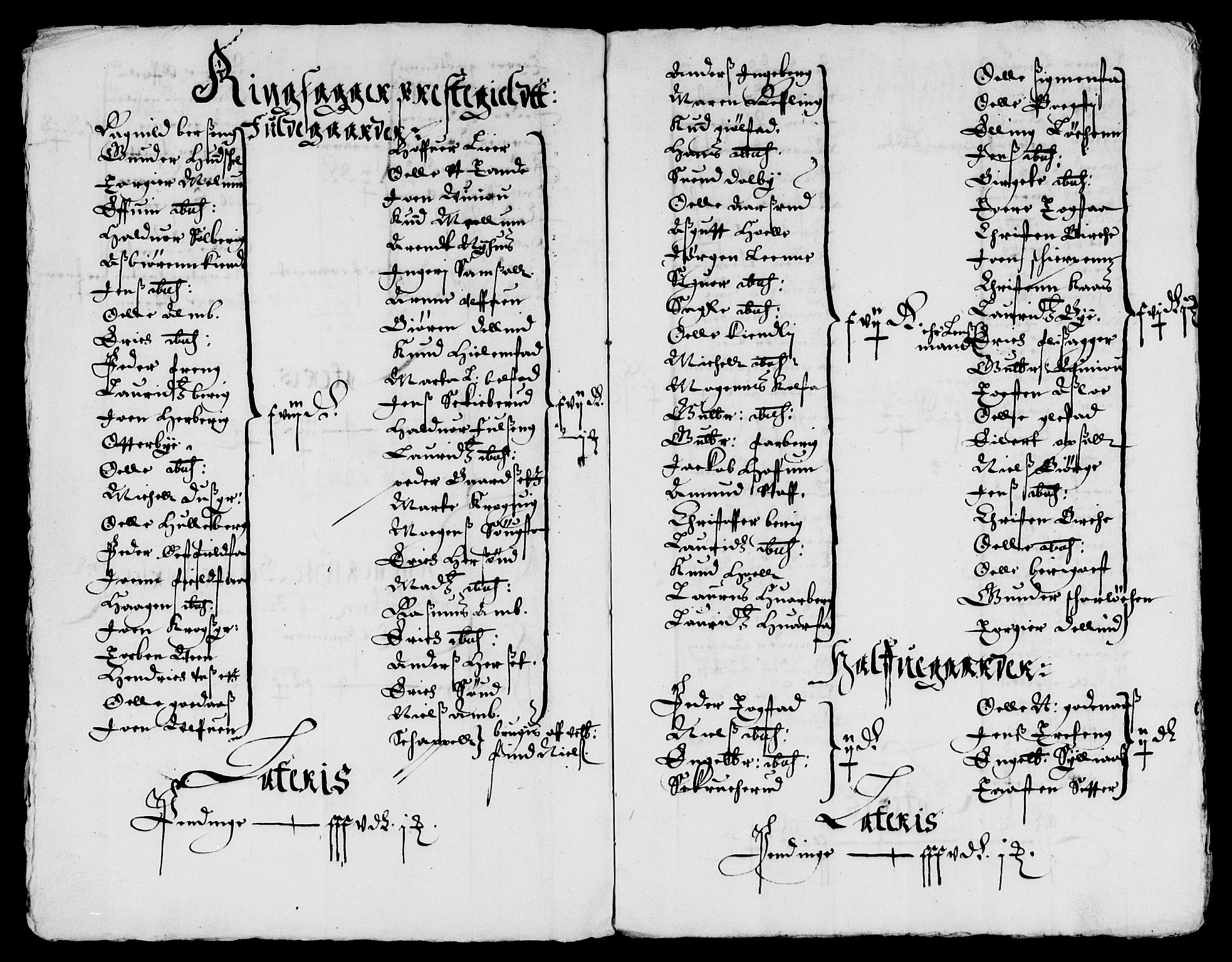 Rentekammeret inntil 1814, Reviderte regnskaper, Lensregnskaper, AV/RA-EA-5023/R/Rb/Rba/L0177: Akershus len, 1643-1644