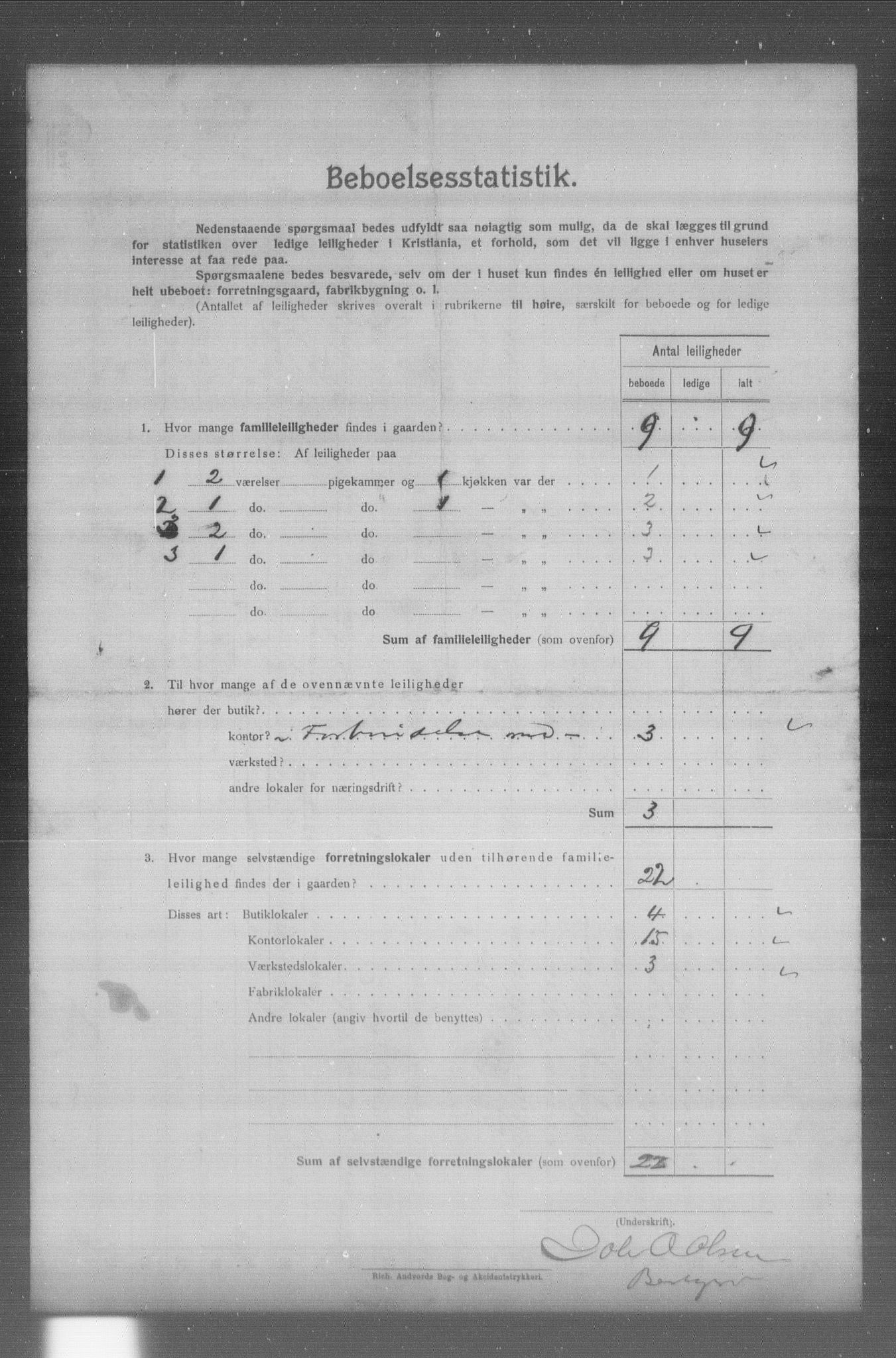 OBA, Municipal Census 1904 for Kristiania, 1904, p. 19679