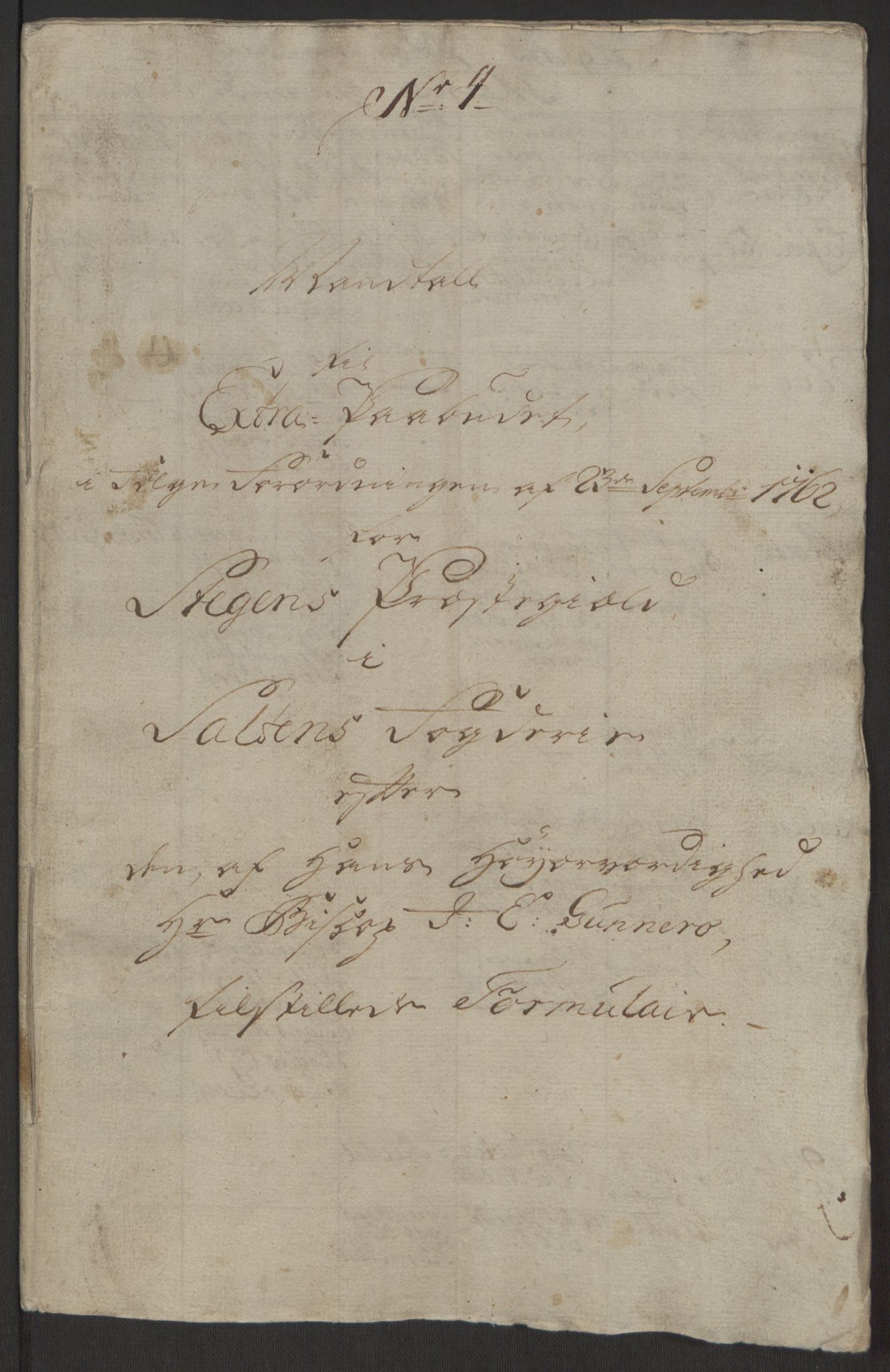 Rentekammeret inntil 1814, Realistisk ordnet avdeling, RA/EA-4070/Ol/L0022a/0001: [Gg 10]: Ekstraskatten, 23.09.1762. Nordlands amt / Salten, 1762-1763, p. 70