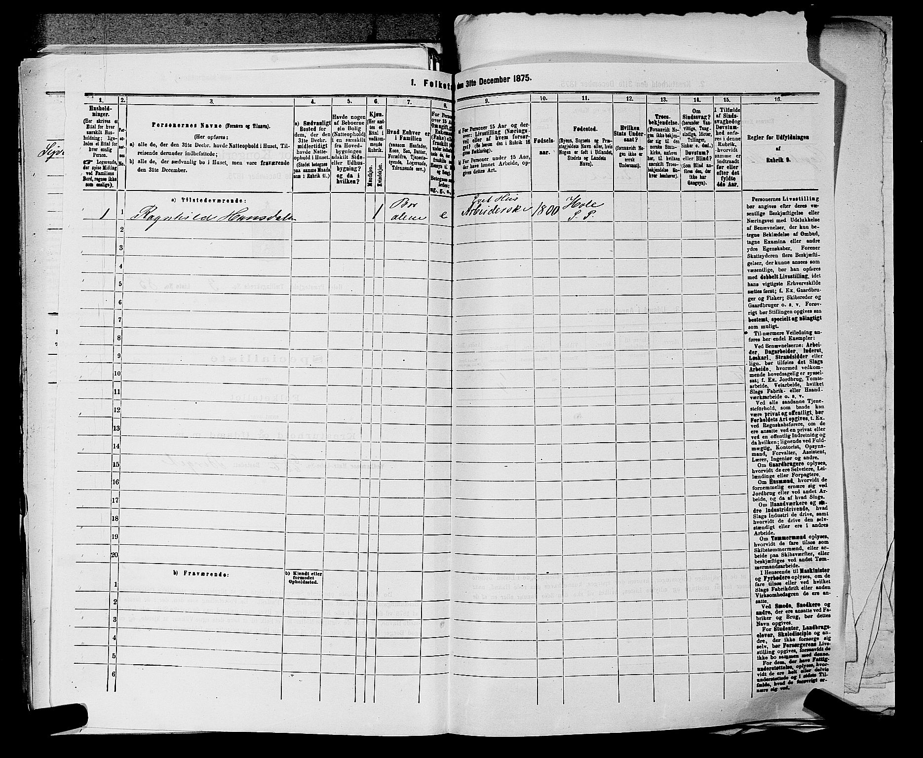 SAKO, 1875 census for 0612P Hole, 1875, p. 630