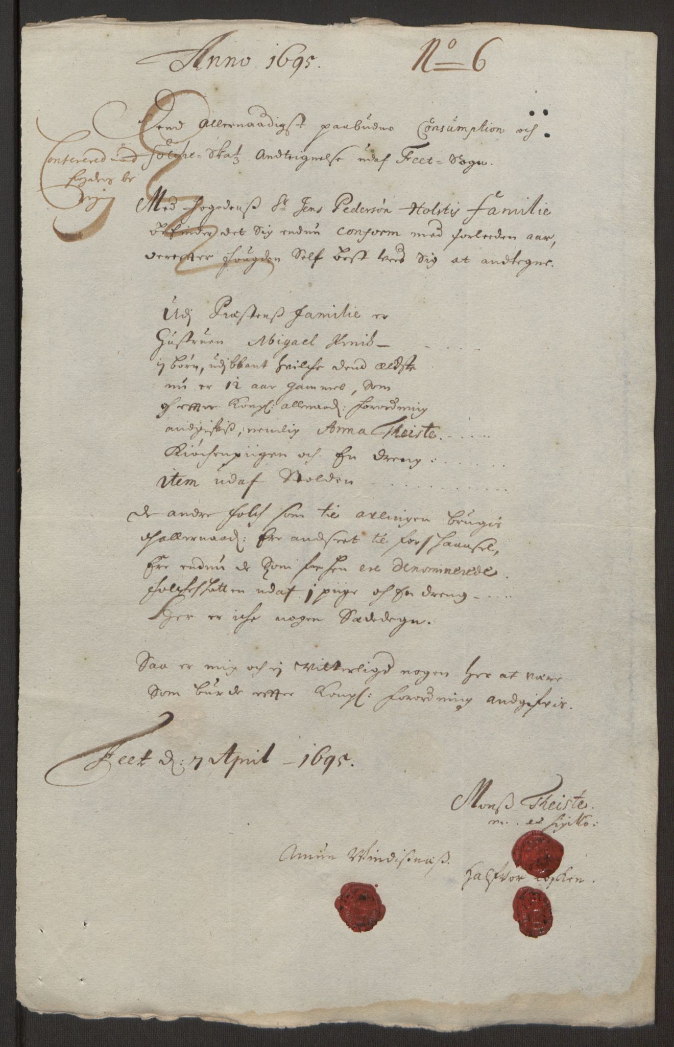 Rentekammeret inntil 1814, Reviderte regnskaper, Fogderegnskap, RA/EA-4092/R11/L0579: Fogderegnskap Nedre Romerike, 1694-1695, p. 420