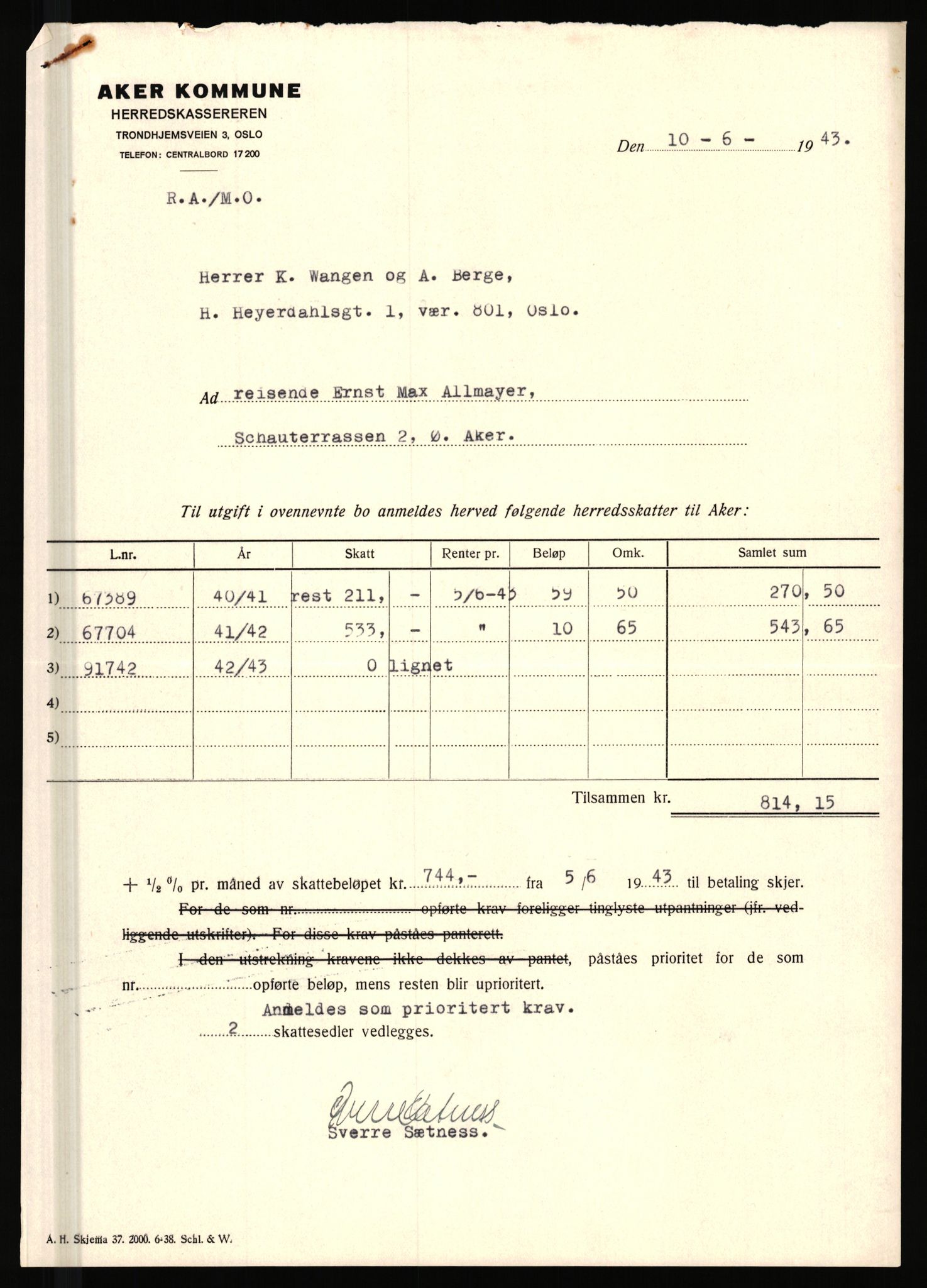 Justisdepartementet, Tilbakeføringskontoret for inndratte formuer, AV/RA-S-1564/H/Hc/Hcc/L0917: --, 1945-1947, p. 407