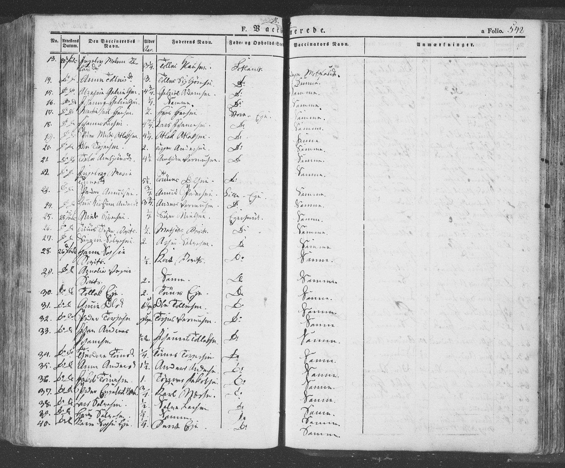 Eigersund sokneprestkontor, AV/SAST-A-101807/S08/L0009: Parish register (official) no. A 9, 1827-1850, p. 542