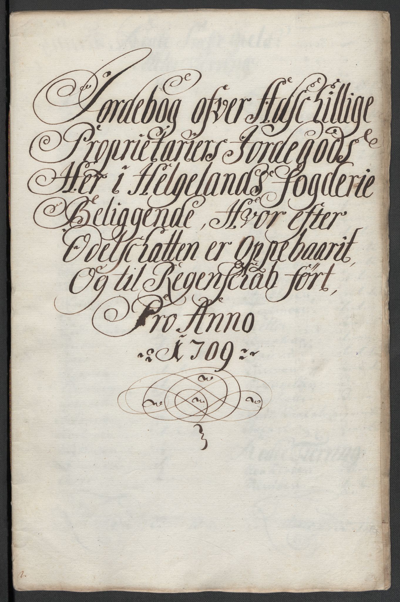 Rentekammeret inntil 1814, Reviderte regnskaper, Fogderegnskap, RA/EA-4092/R65/L4510: Fogderegnskap Helgeland, 1708-1709, p. 223
