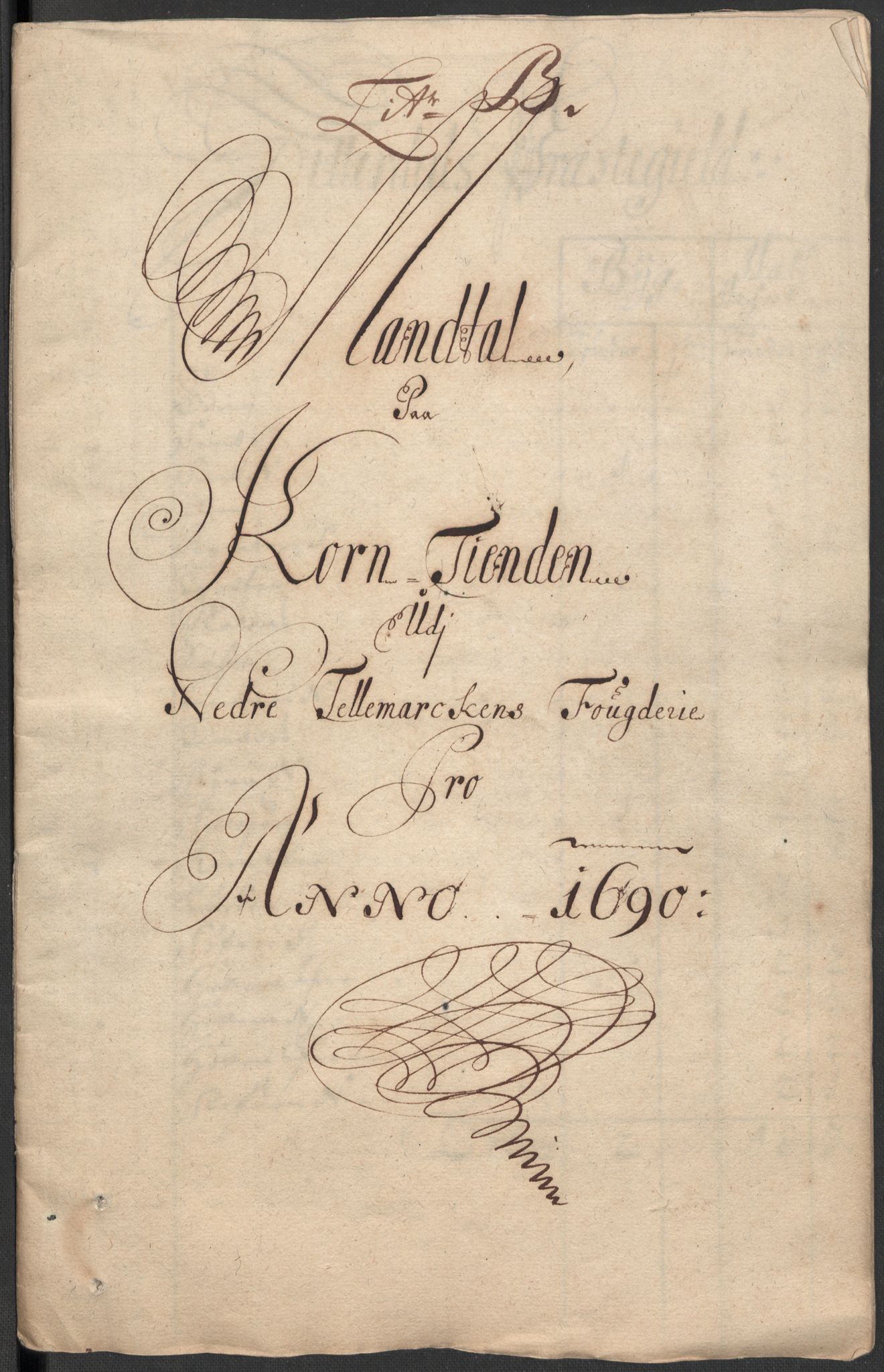 Rentekammeret inntil 1814, Reviderte regnskaper, Fogderegnskap, RA/EA-4092/R35/L2089: Fogderegnskap Øvre og Nedre Telemark, 1690-1692, p. 50