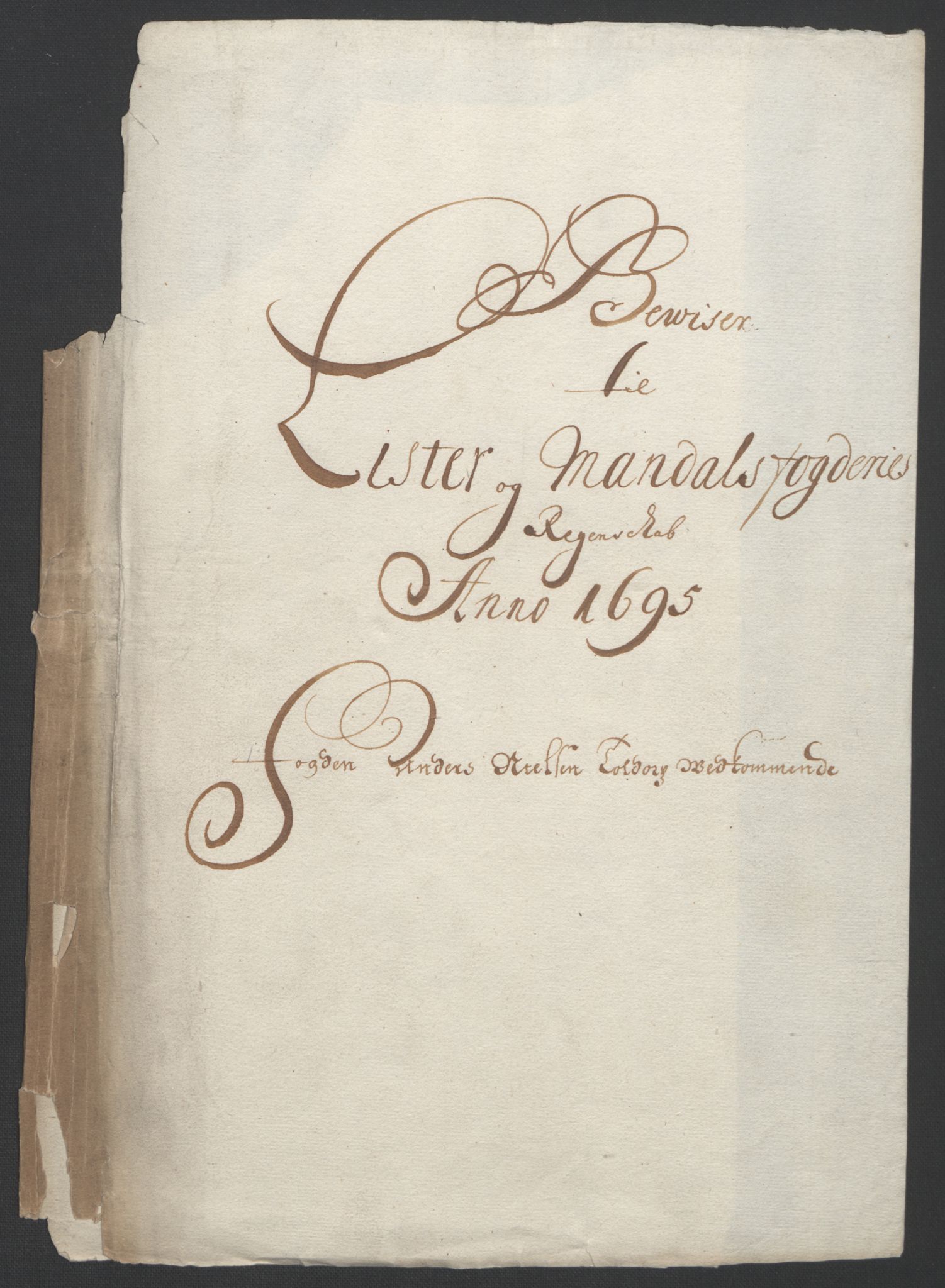 Rentekammeret inntil 1814, Reviderte regnskaper, Fogderegnskap, RA/EA-4092/R43/L2545: Fogderegnskap Lista og Mandal, 1694-1695, p. 214